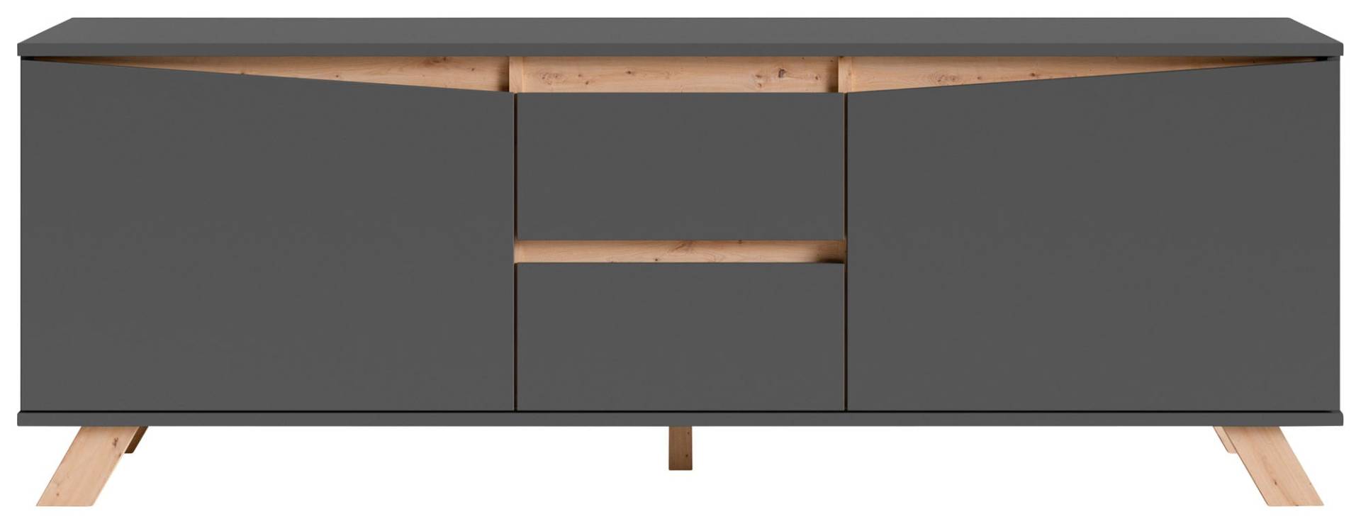 INOSIGN Lowboard »Valentin«, 160cm TV Board mit 2 Türen und 2 Schubkästen in modernem Skandi Design von INOSIGN