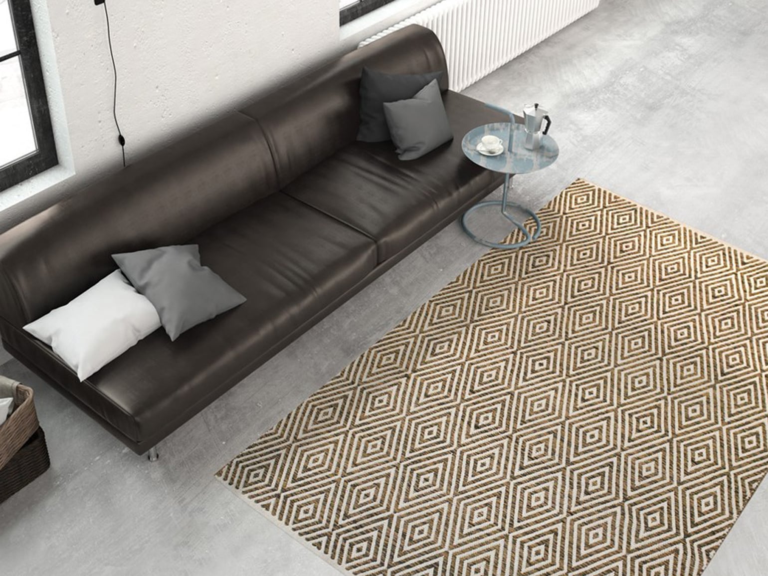 calo-deluxe Teppich »Luba 333«, rechteckig, 7 mm Höhe, reine Baumwolle, Wohnzimmer calo-deluxe Teppich »Luba 333«, rechteckig, 7 mm Höhe, reine Baumwolle, Wohnzimmer von calo-deluxe