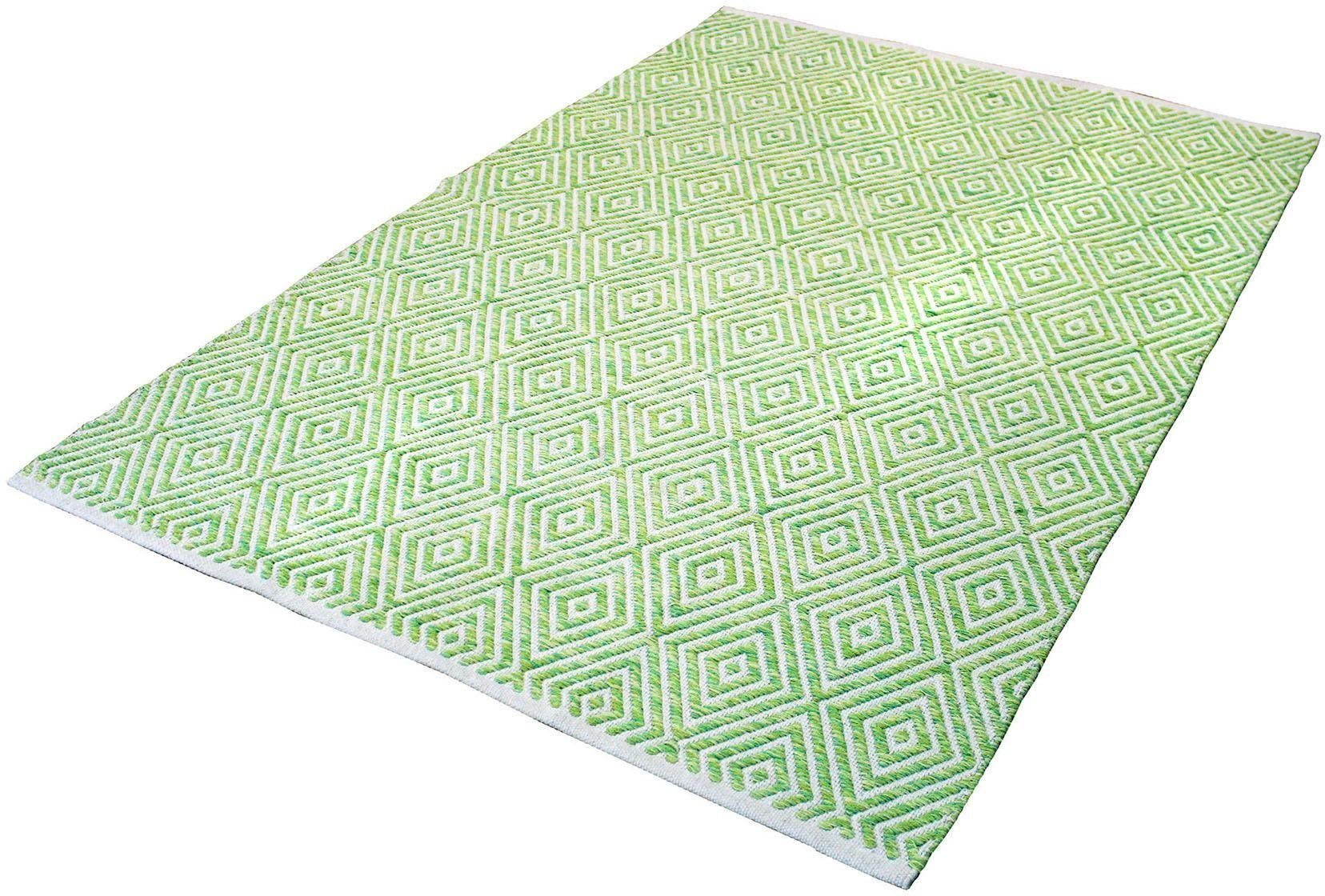 calo-deluxe Teppich »Luba 333«, rechteckig, 7 mm Höhe, reine Baumwolle, Wohnzimmer calo-deluxe Teppich »Luba 333«, rechteckig, 7 mm Höhe, reine Baumwolle, Wohnzimmer von calo-deluxe