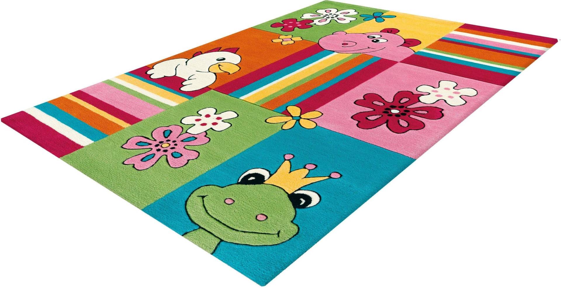 calo-deluxe Kinderteppich »Sally 4134«, rechteckig, Kurzflor von calo-deluxe