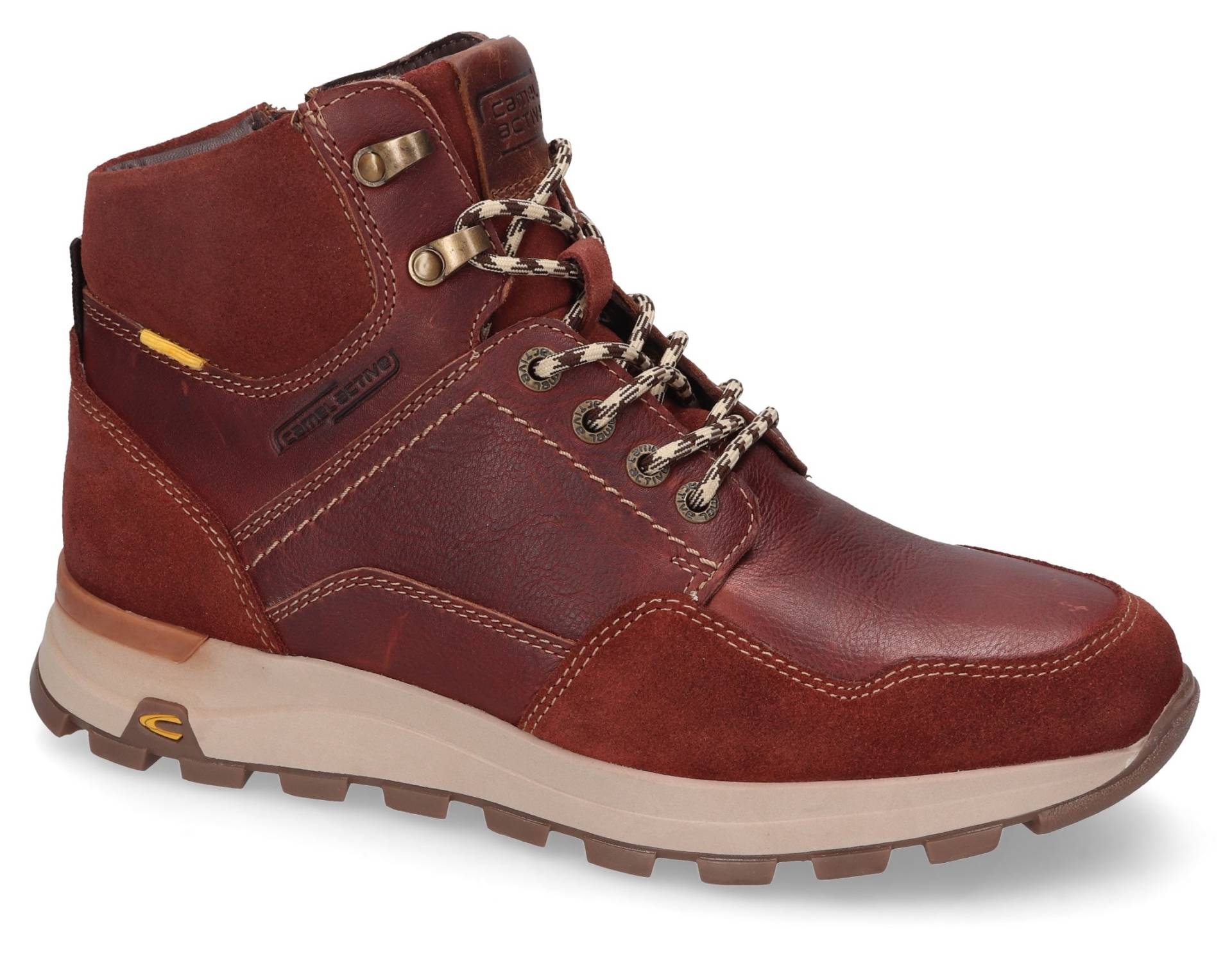 camel active Schnürboots, Schnürboos, High Top Sneaker, Winterboots mit Wechselfussbett von camel active