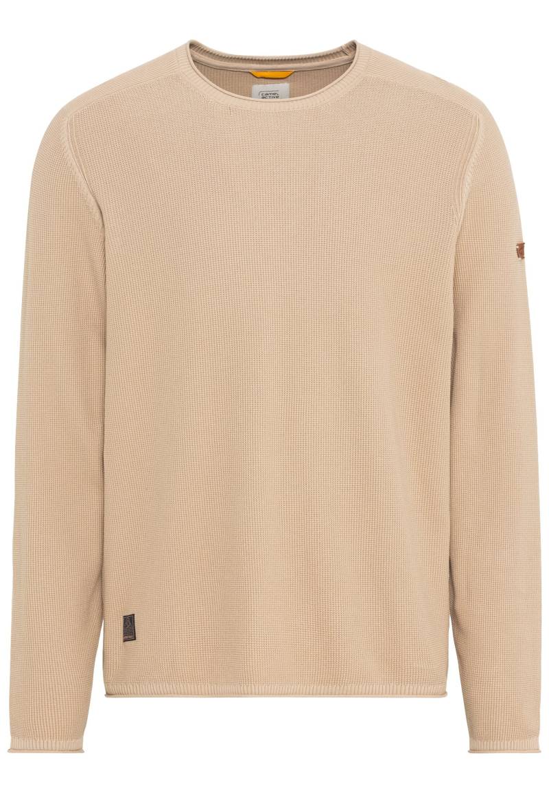 camel active Strickpullover, mit Rundhalsausschnitt von camel active