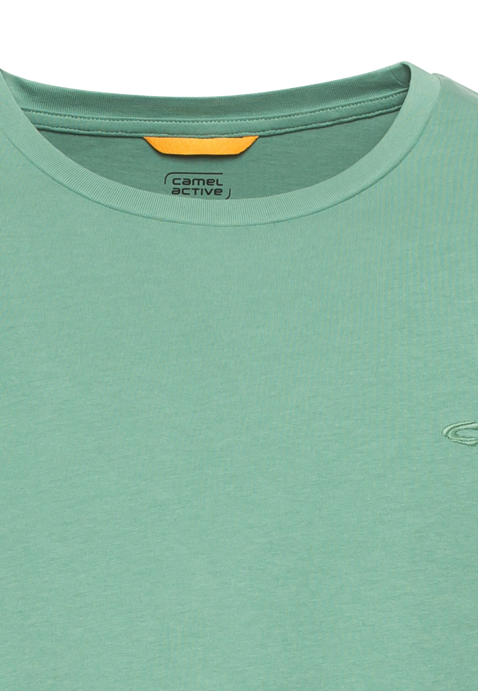 camel active T-Shirt, mit Logostickerei auf der Brust camel active T-Shirt, mit Logostickerei auf der Brust von camel active