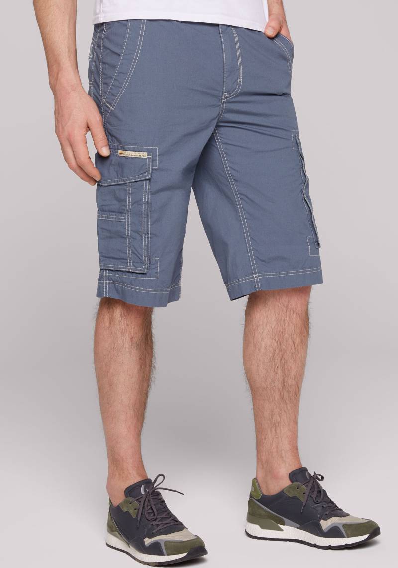 CAMP DAVID Cargoshorts, mit Markenlabel an den Taschen von camp david