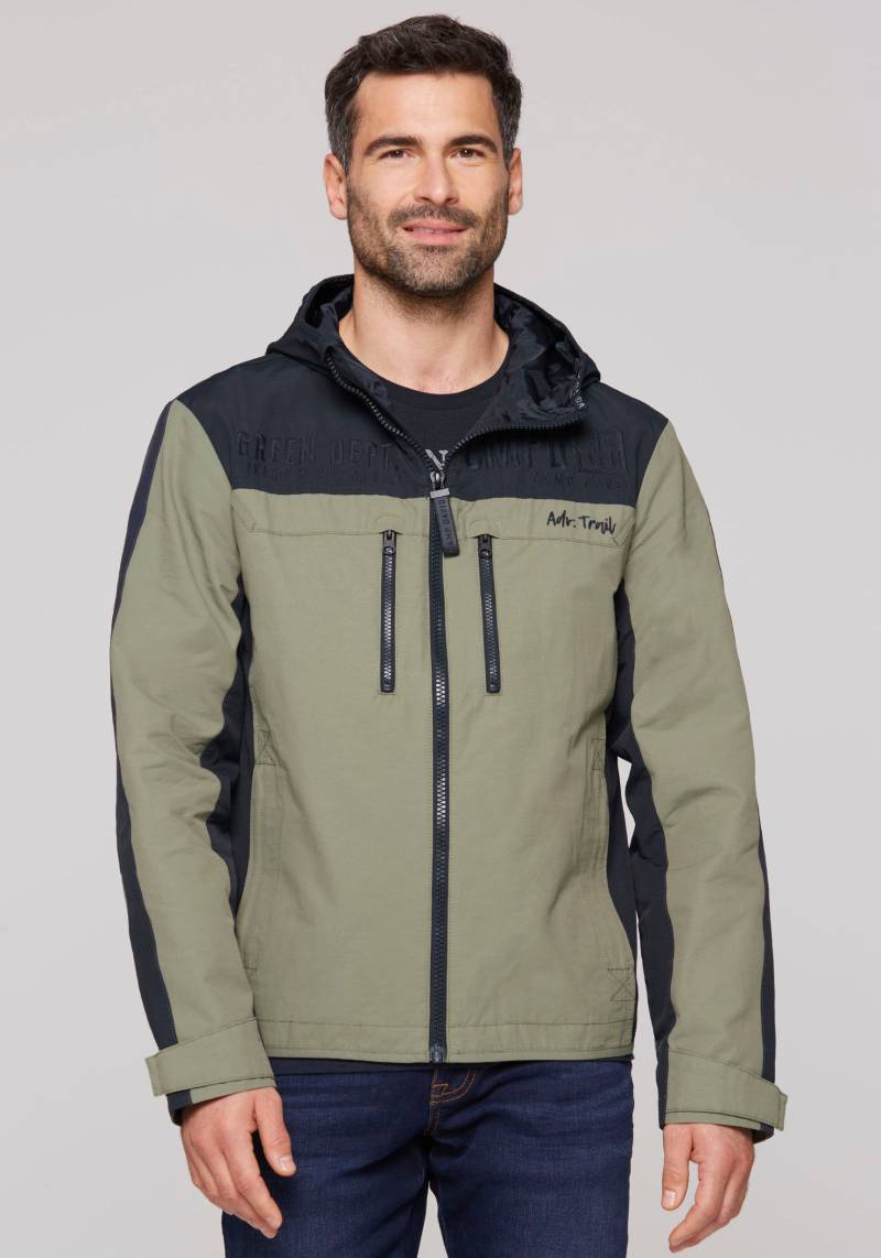 CAMP DAVID Outdoorjacke, mit Kapuze, mit Logostickereien von camp david