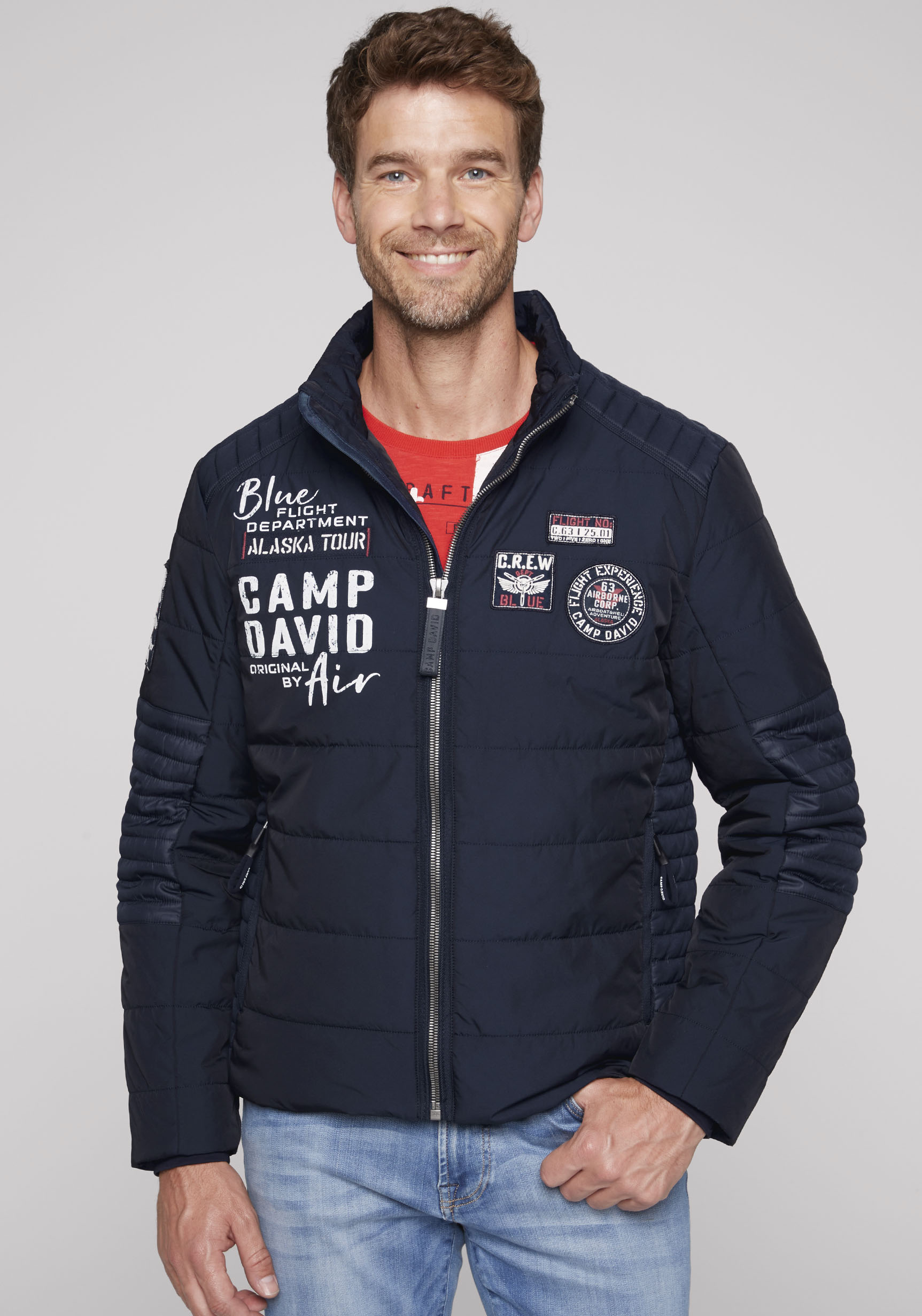 CAMP DAVID Outdoorjacke, mit Windbreaker-Bündchen im Ärmel CAMP DAVID Outdoorjacke, mit Windbreaker-Bündchen im Ärmel von camp david