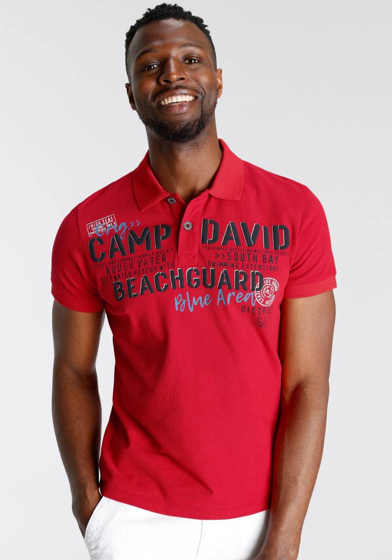 CAMP DAVID Poloshirt, in hochwertiger Piqué-Qualität von camp david