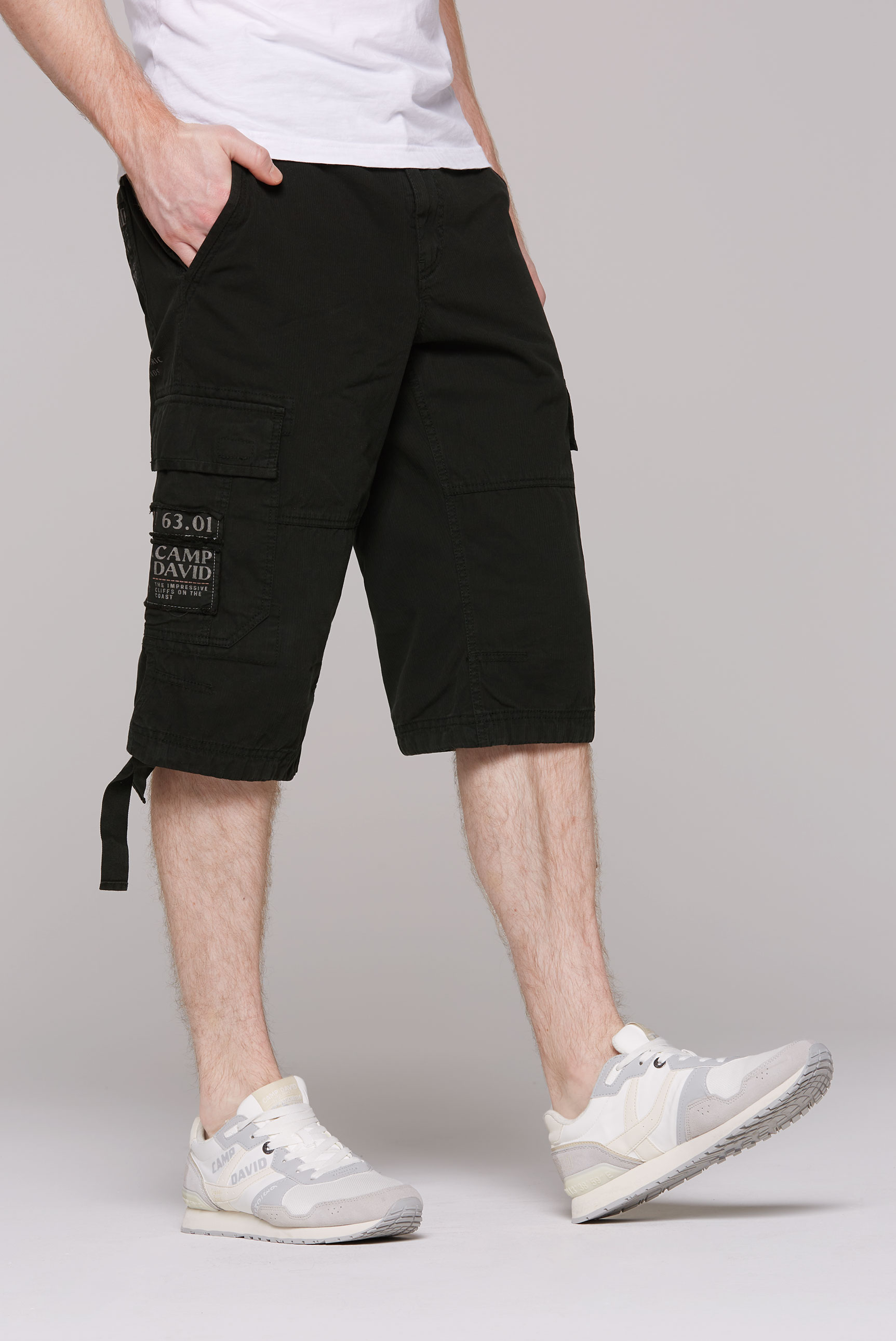 CAMP DAVID Skaterbermudas, mit Webstreifen und Prints CAMP DAVID Skaterbermudas, mit Webstreifen und Prints von camp david
