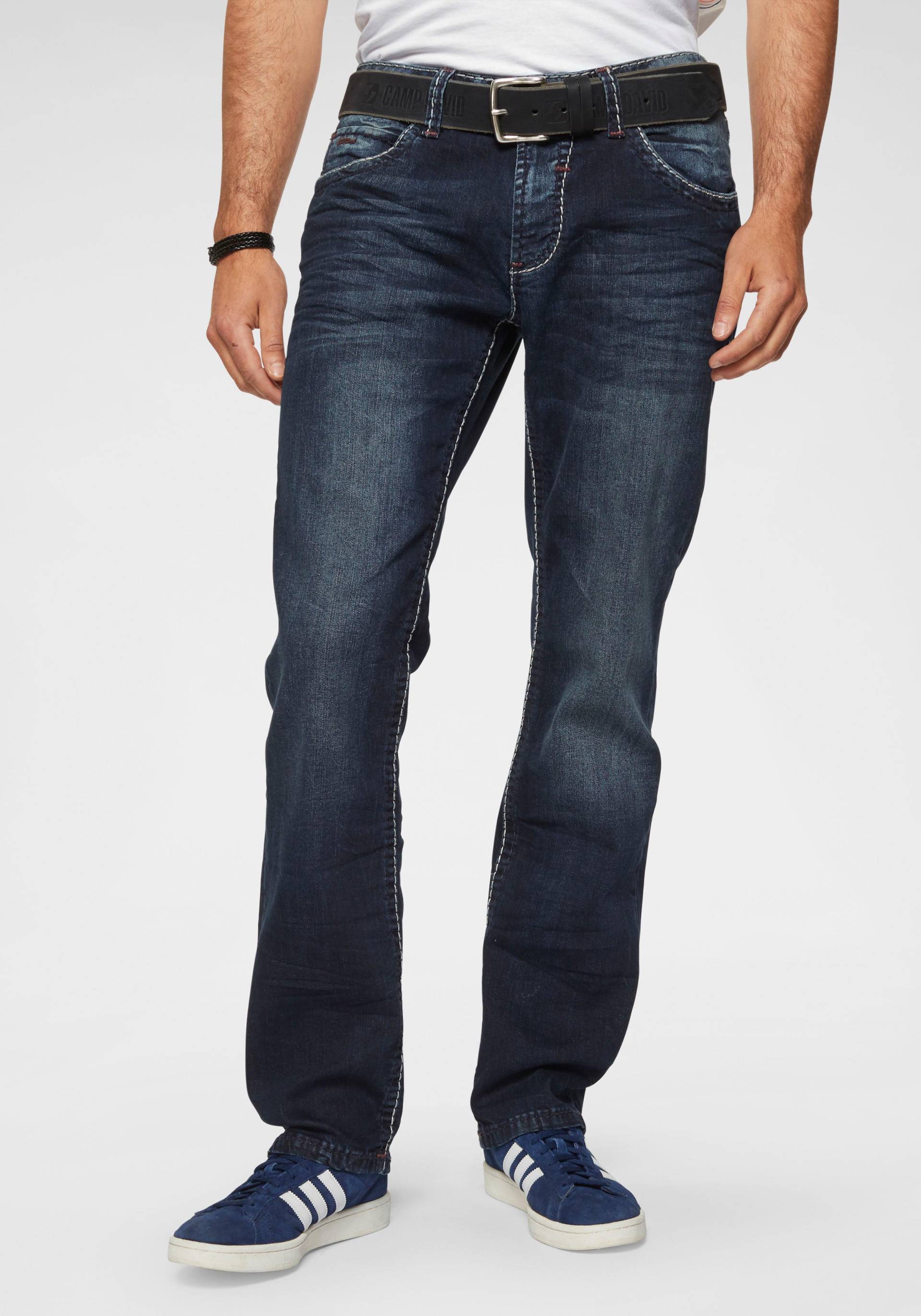 CAMP DAVID Straight-Jeans »NI:CO:R611«, mit markanten Steppnähten CAMP DAVID Straight-Jeans »NI:CO:R611«, mit markanten Steppnähten von camp david