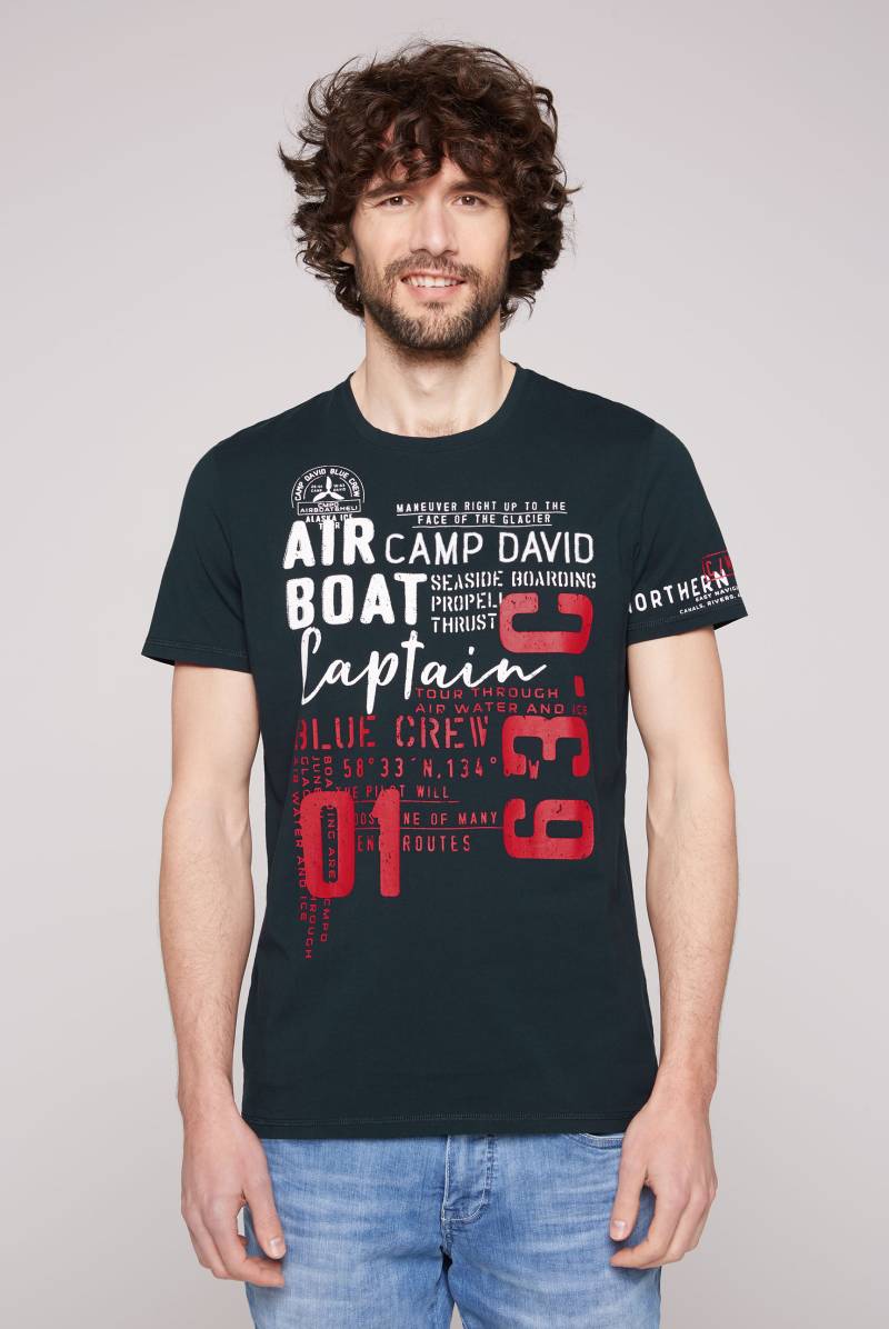 CAMP DAVID T-Shirt, mit Logo-Artworks von camp david