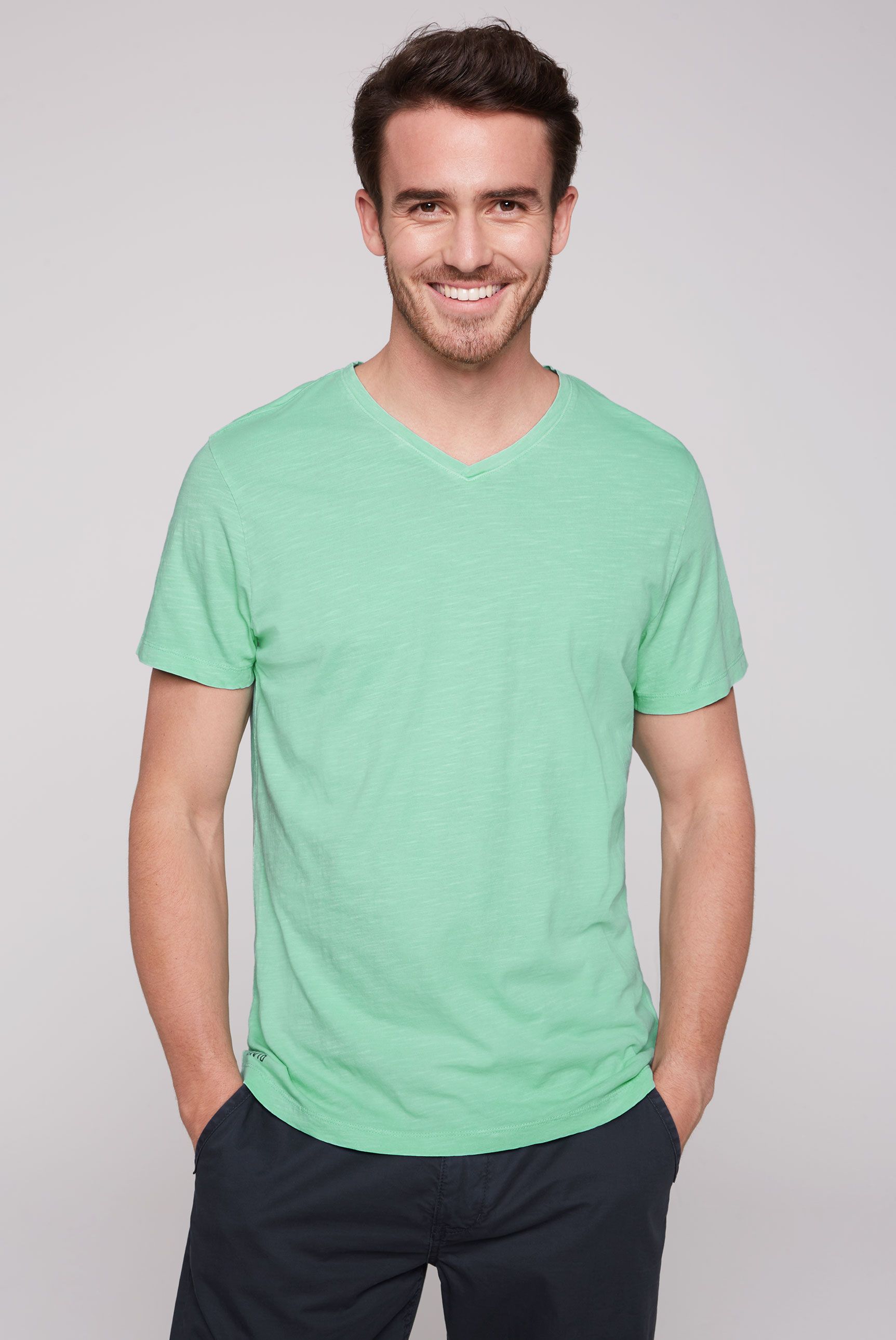 CAMP DAVID T-Shirt, mit Logoprägung CAMP DAVID T-Shirt, mit Logoprägung von camp david