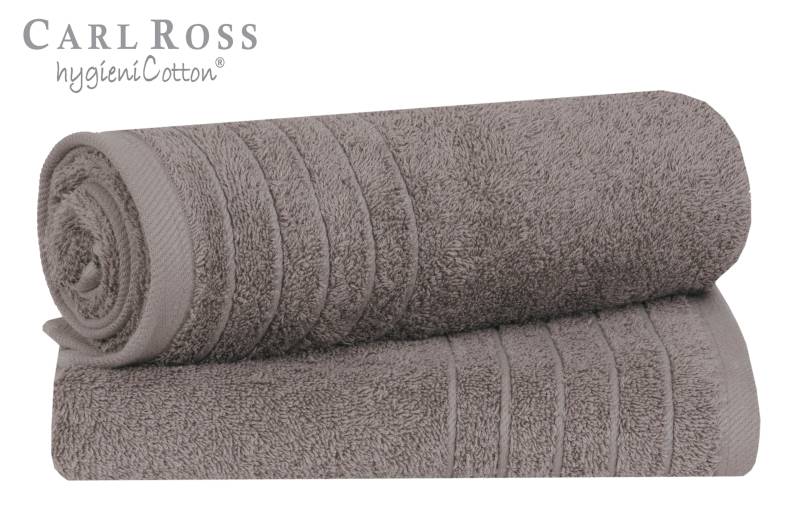 Carl Ross Handtuch »HygieniCotton«, (2 St., 2er Set Handtücher 50 x 100 cm), mit 2 Aufhängekordeln von carl ross