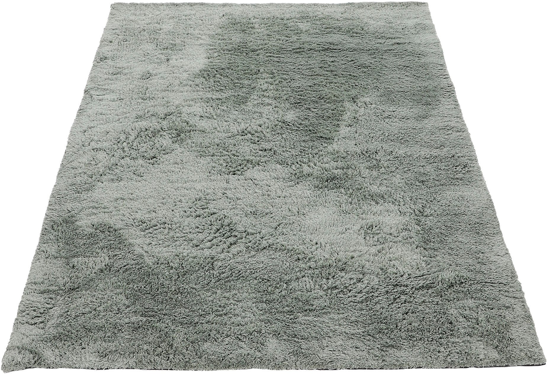 carpetfine Hochflor-Teppich »Silky«, rechteckig, Shaggy, Langflor, uni, besonders weich, handarbeit von carpetfine