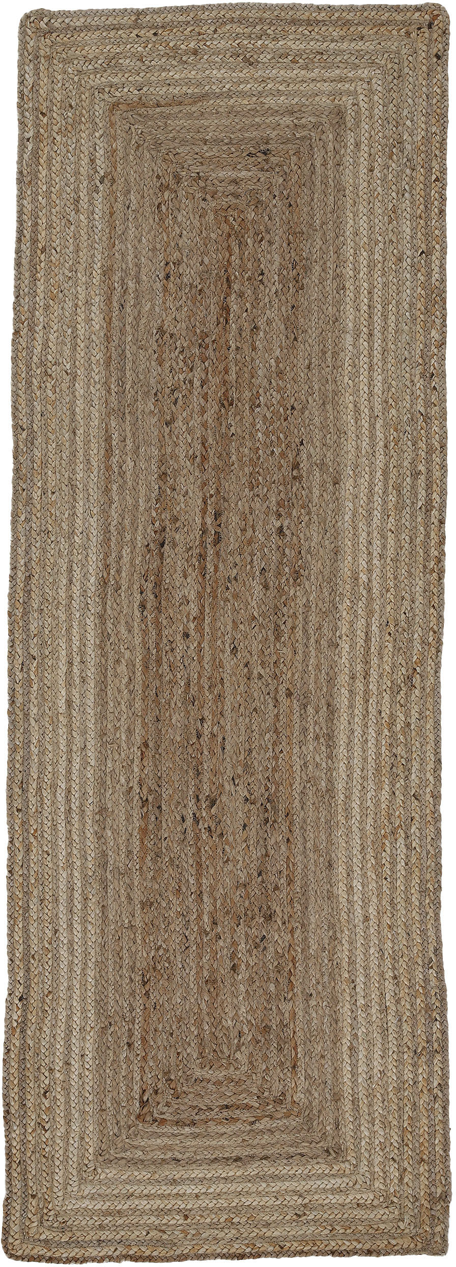 carpetfine Teppich »Nele Juteteppich Naturfaser«, rechteckig, 6 mm Höhe, geflochtener Wendeteppich aus 100% Jute, quadratisch und als Läufer von carpetfine