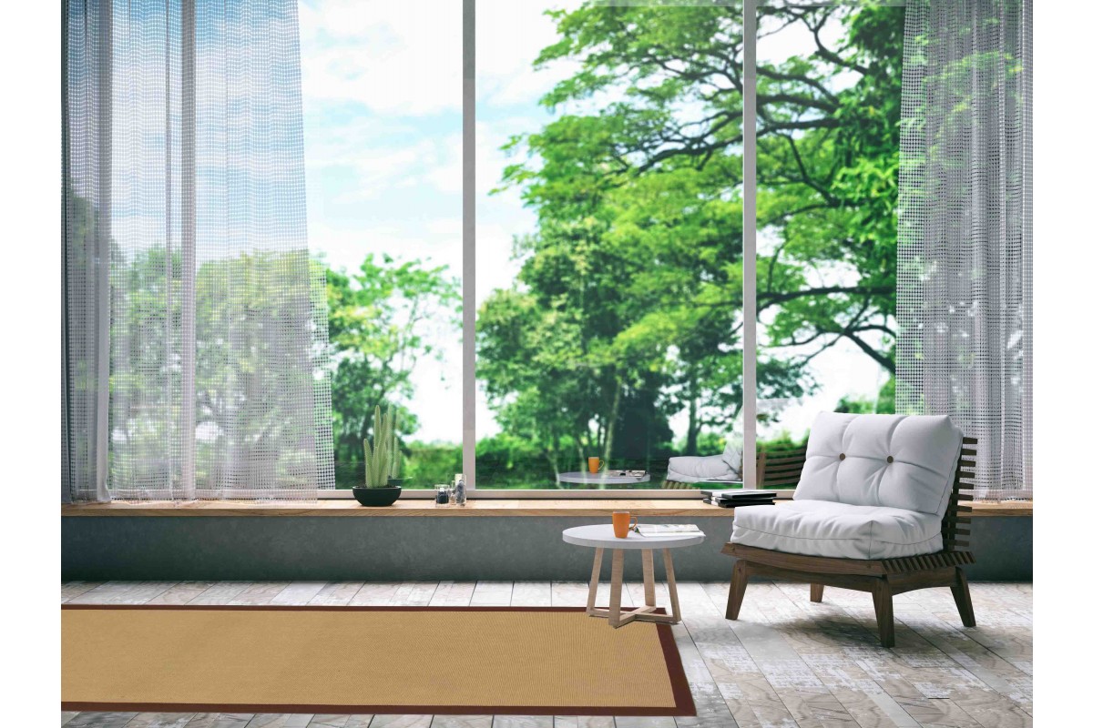 carpetfine Läufer »Sisal«, rechteckig, 5 mm Höhe, mit farbiger Bordüre, Anti Rutsch Rückseite carpetfine Läufer »Sisal«, rechteckig, 5 mm Höhe, mit farbiger Bordüre, Anti Rutsch Rückseite von carpetfine