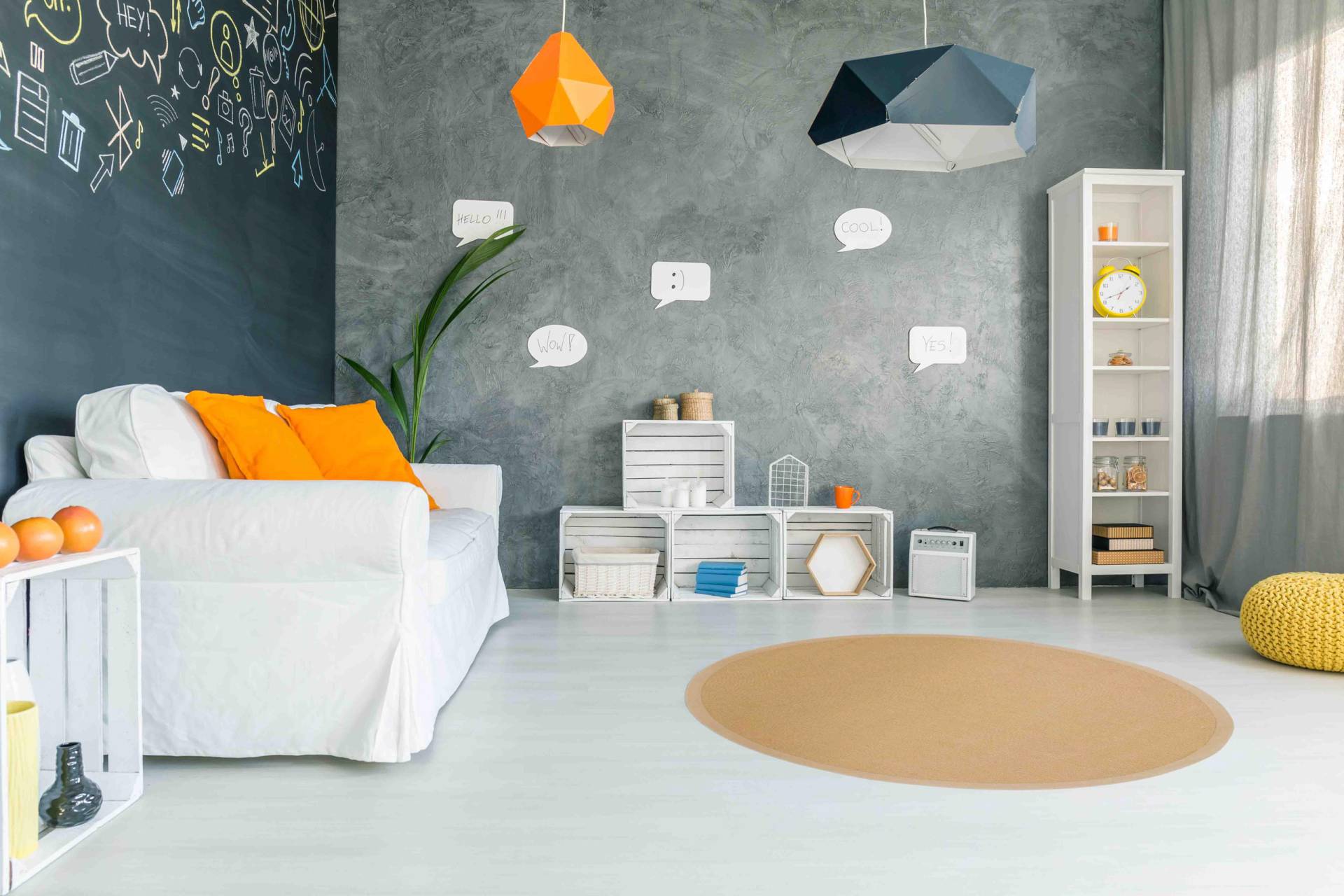 carpetfine Sisalteppich »Sisal«, rund, 5 mm Höhe, mit farbiger Bordüre, Anti-Rutsch Rückseite carpetfine Sisalteppich »Sisal«, rund, 5 mm Höhe, mit farbiger Bordüre, Anti-Rutsch Rückseite von carpetfine