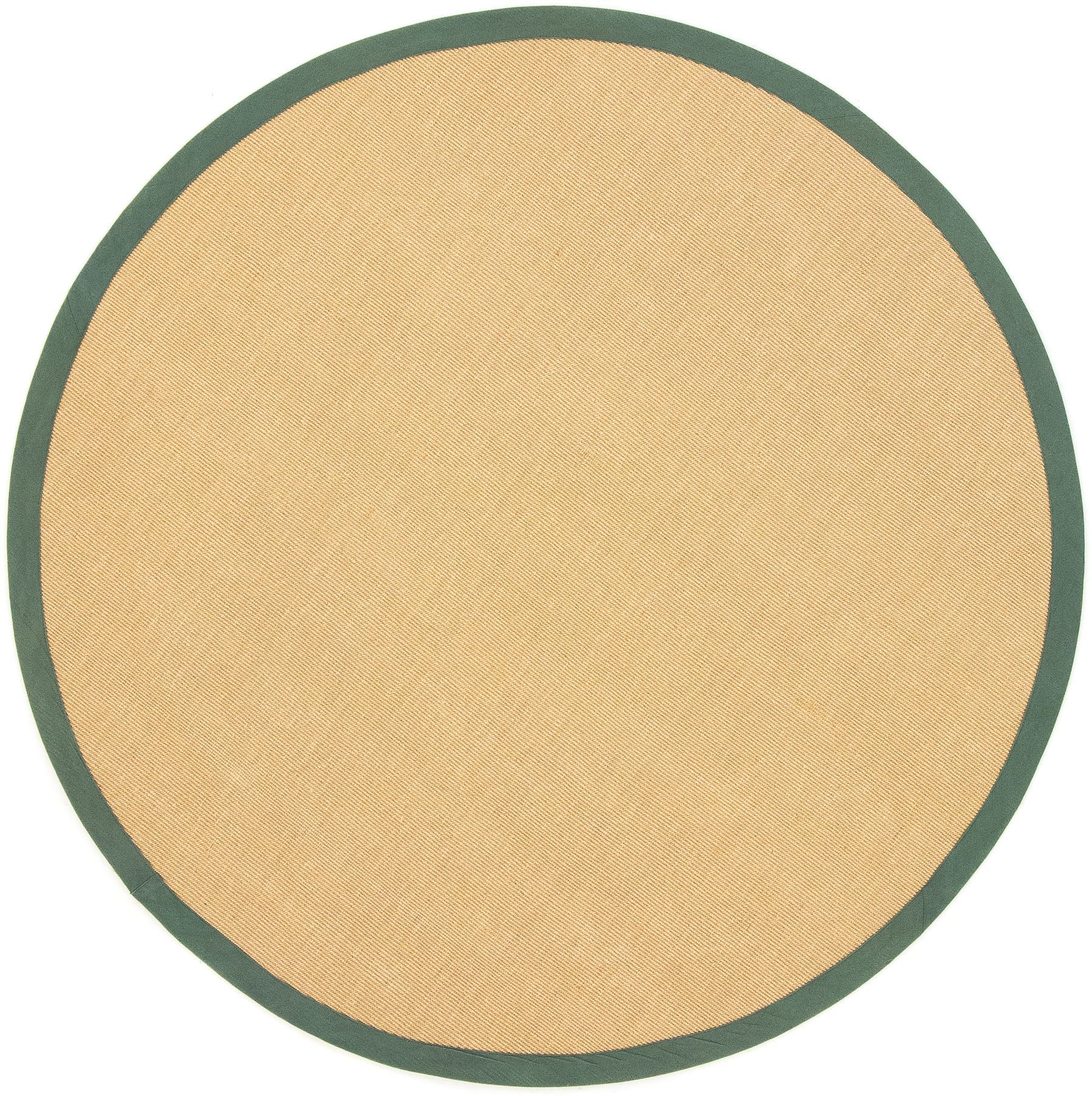 carpetfine Sisalteppich »Sisal«, rund, mit farbiger Bordüre, Anti-Rutsch Rückseite von carpetfine