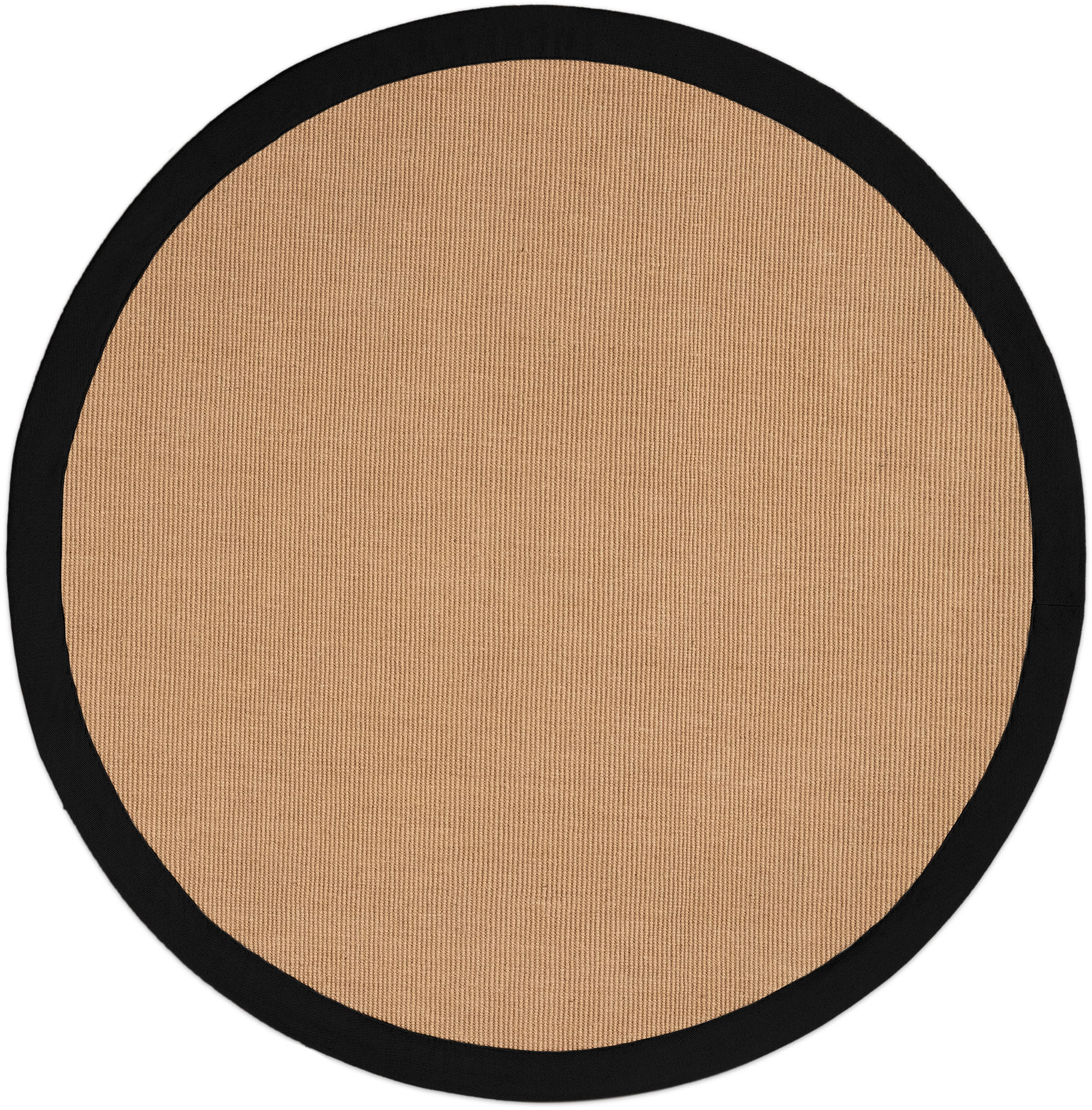 carpetfine Sisalteppich »Sisal«, rund, 5 mm Höhe, mit farbiger Bordüre, Anti-Rutsch Rückseite carpetfine Sisalteppich »Sisal«, rund, 5 mm Höhe, mit farbiger Bordüre, Anti-Rutsch Rückseite von carpetfine