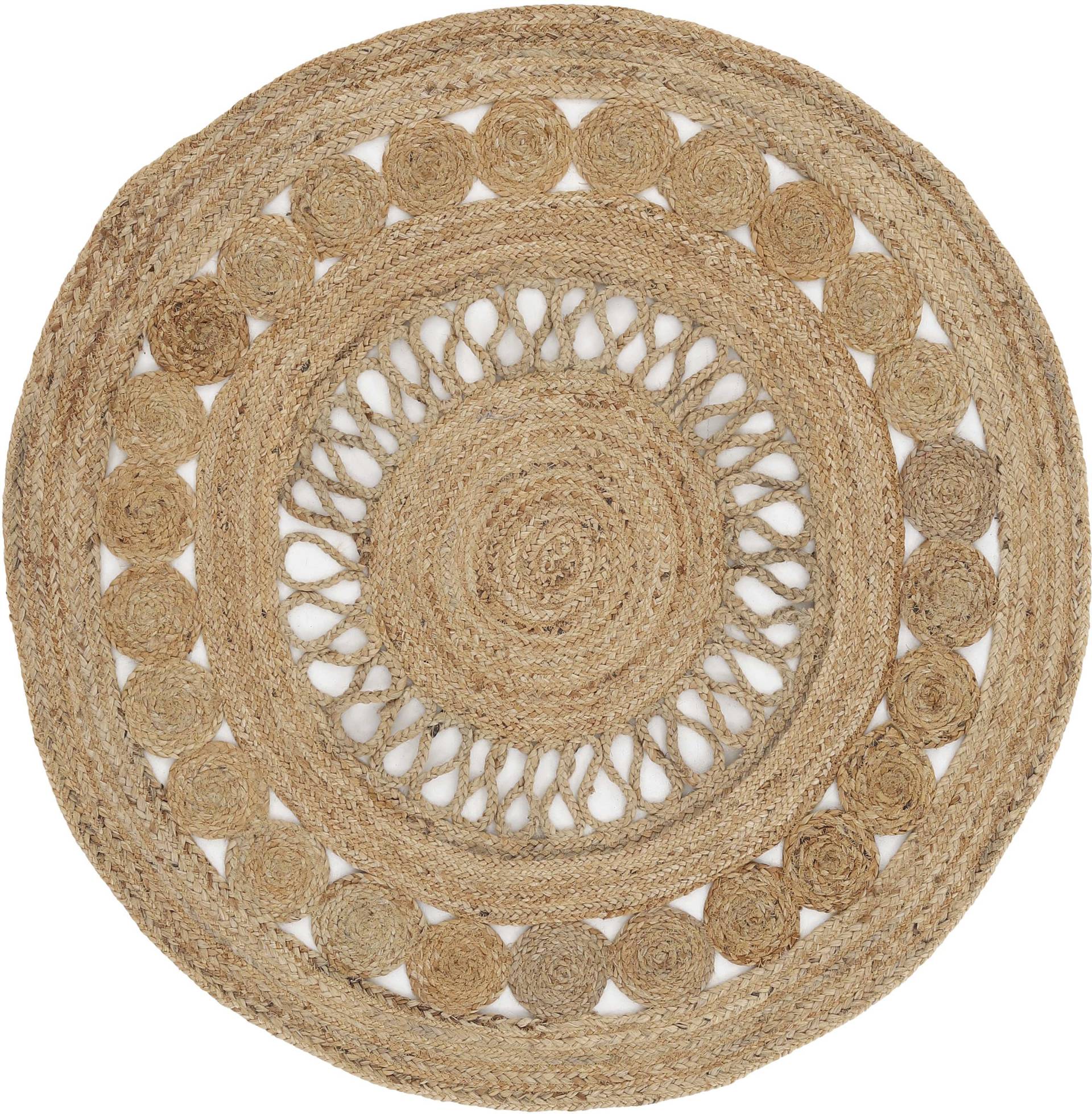 carpetfine Teppich »Juteteppich Ella«, rund, 5 mm Höhe carpetfine Teppich »Juteteppich Ella«, rund, 5 mm Höhe von carpetfine