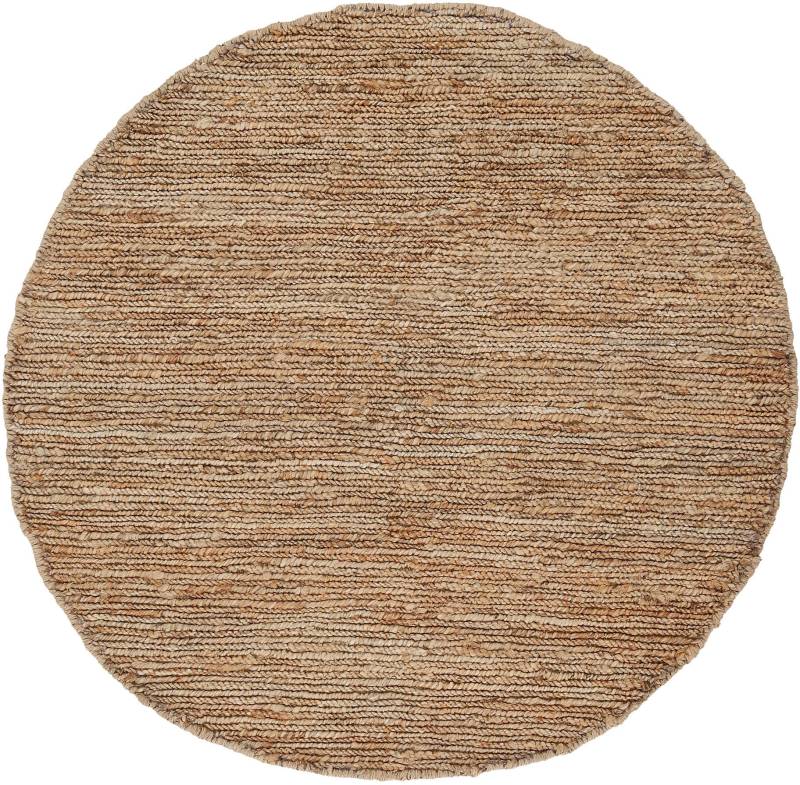 carpetfine Teppich »Nala Juteteppich Naturfaser«, rund, 9 mm Höhe, wendbar, aus 100% Jute, in vielen Grössen und Formen, quadratisch, rund von carpetfine