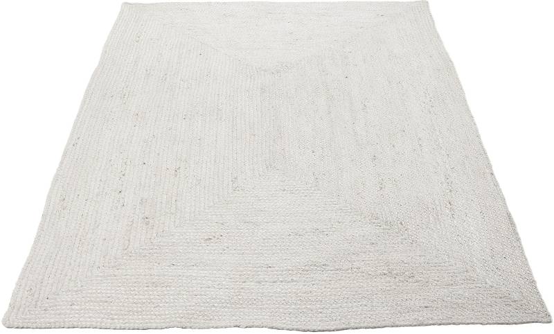 carpetfine Teppich »Nele Juteteppich Naturfaser«, rechteckig, 6 mm Höhe, geflochtener Wendeteppich aus 100% Jute, quadratisch und als Läufer von carpetfine