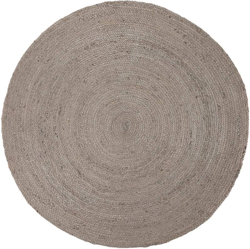 carpetfine Teppich »Nele Juteteppich Naturfaser«, rund, 6 mm Höhe, geflochtener Wendeteppich aus 100%Jute, in rund und oval, viele Grössen von carpetfine