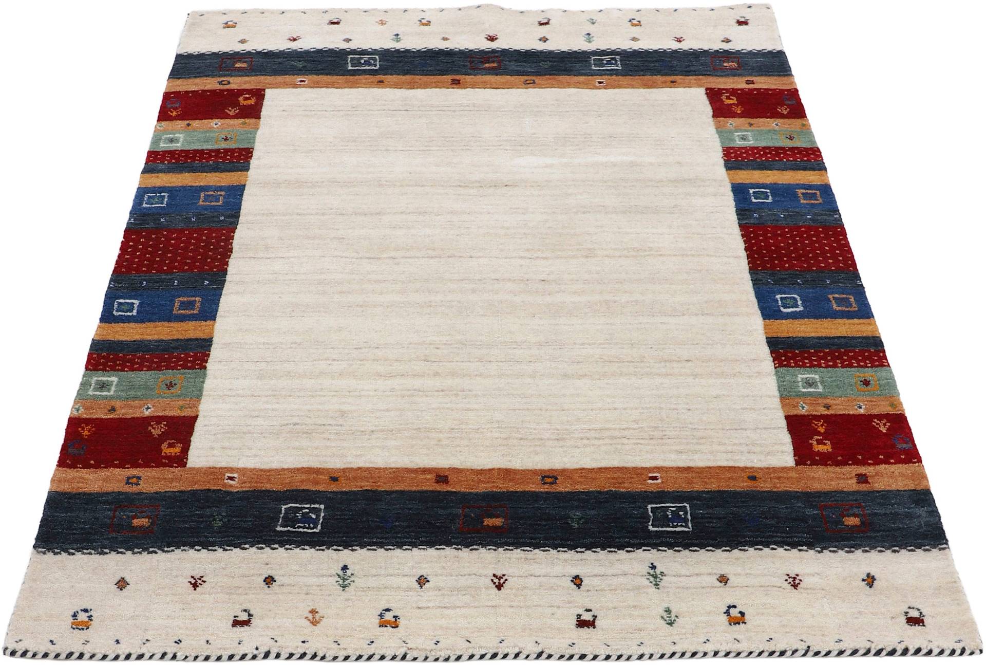 carpetfine Wollteppich »Gabbeh Nura«, rechteckig, 15 mm Höhe, Sehr weicher Flor carpetfine Wollteppich »Gabbeh Nura«, rechteckig, 15 mm Höhe, Sehr weicher Flor von carpetfine