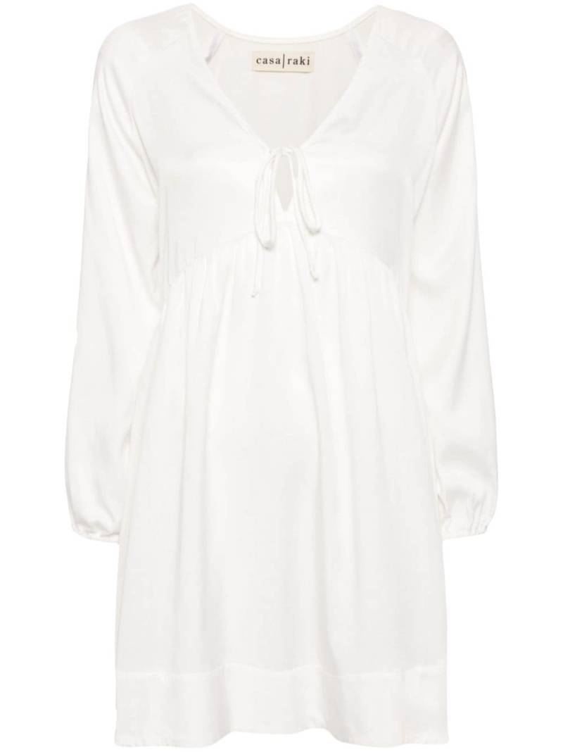 casa raki Barbi organic cotton dress - White von casa raki