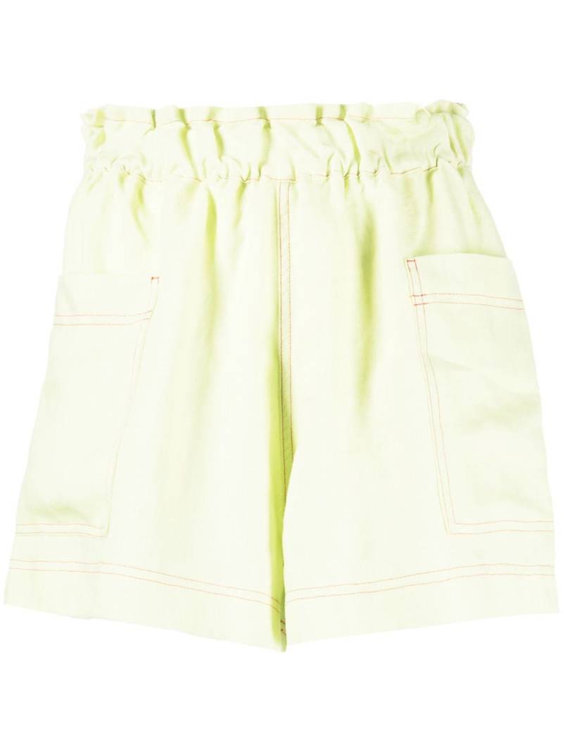 casa raki Emilia linen shorts - Green von casa raki