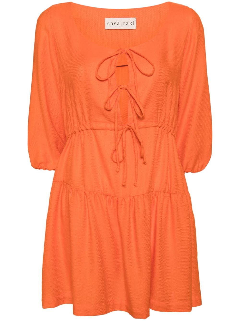 casa raki Lili organic cotton dress - Orange von casa raki