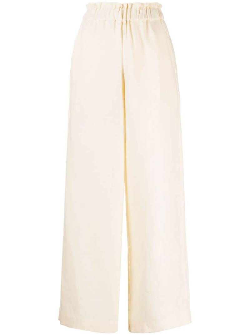 casa raki Natalia linen trousers - Neutrals von casa raki