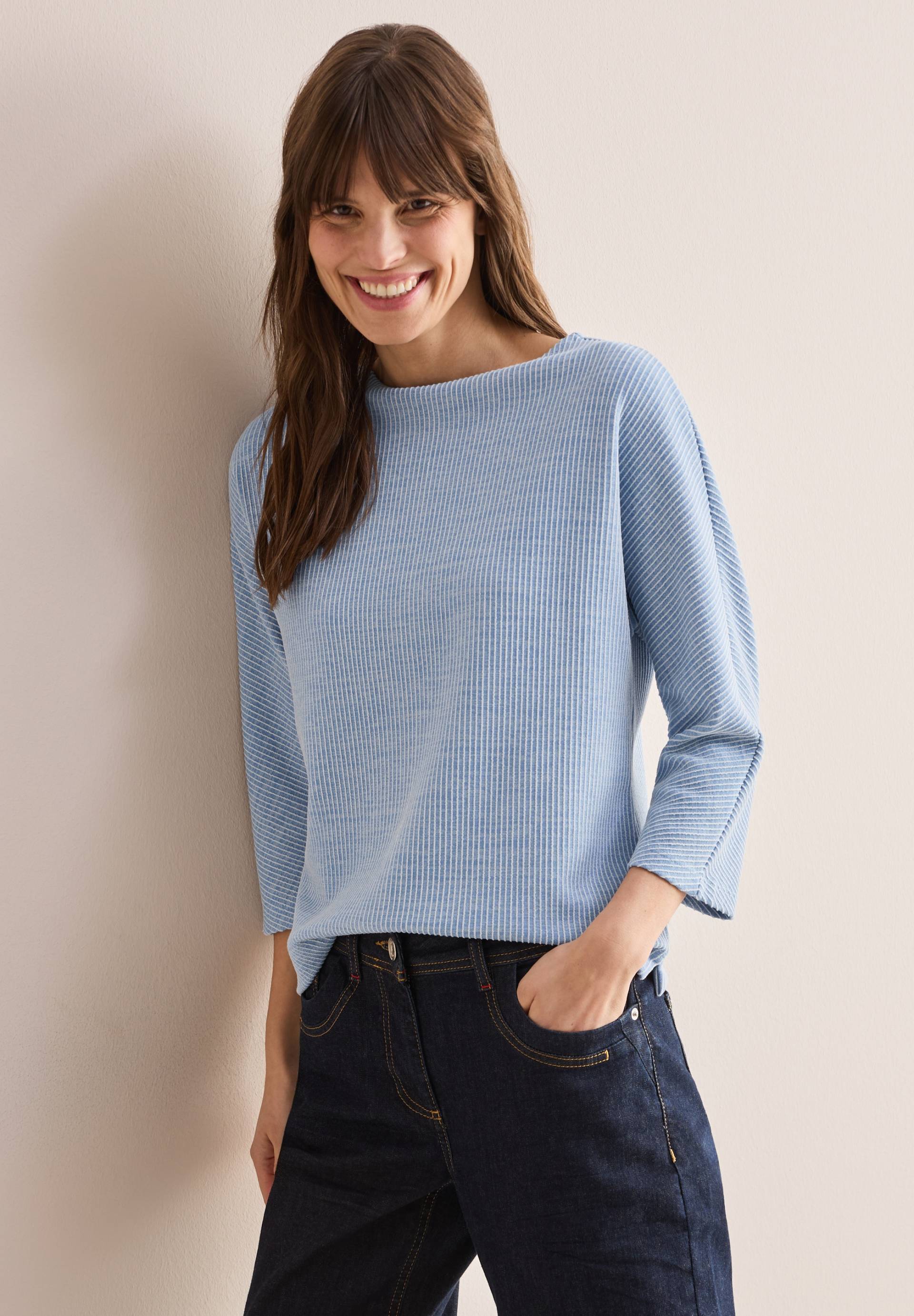 Cecil 3/4 Arm-Pullover, mit U-Boot-Ausschnitt Cecil 3/4 Arm-Pullover, mit U-Boot-Ausschnitt von cecil