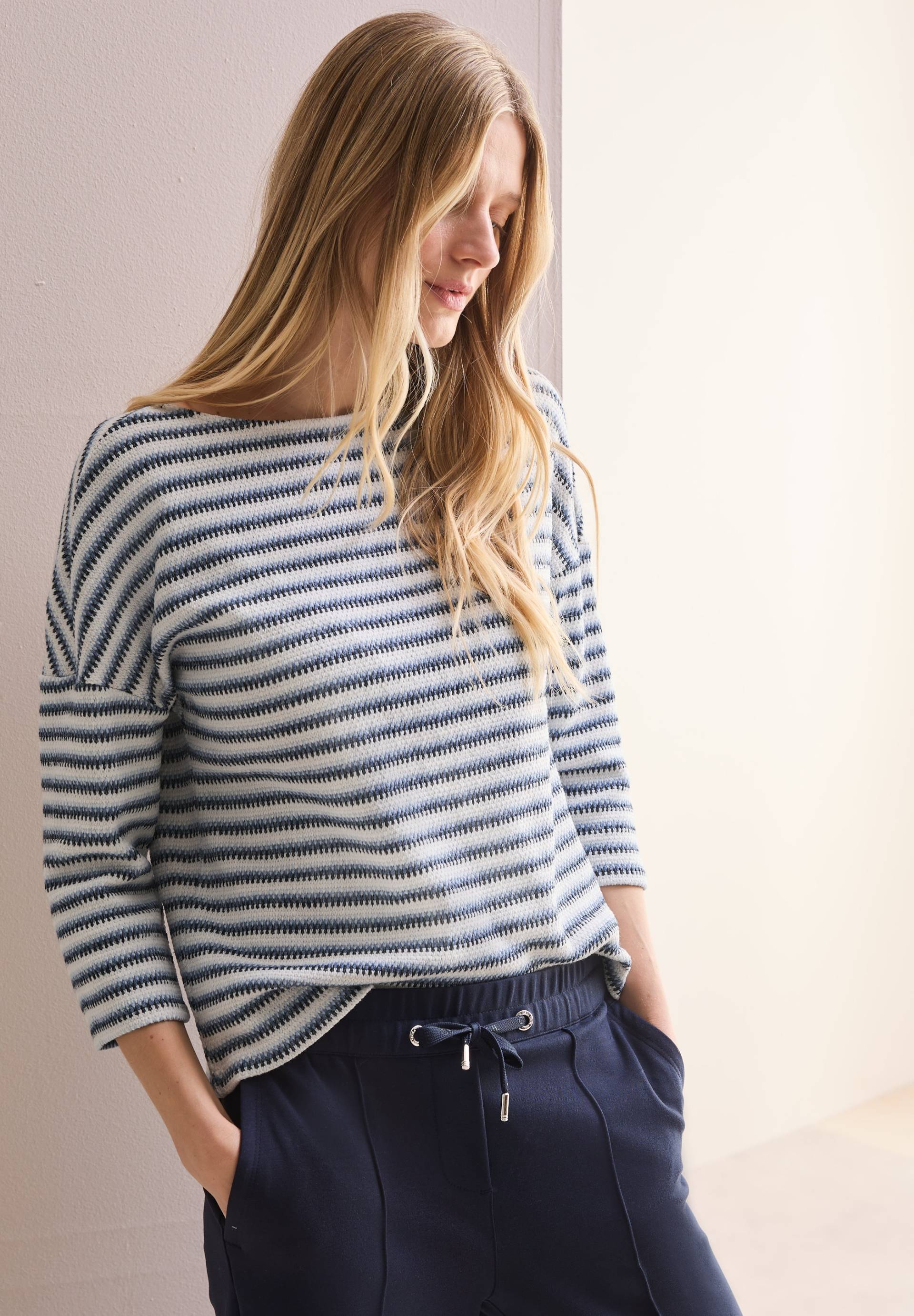 Cecil 3/4-Arm-Shirt, mit Streifenmuster Cecil 3/4-Arm-Shirt, mit Streifenmuster von cecil