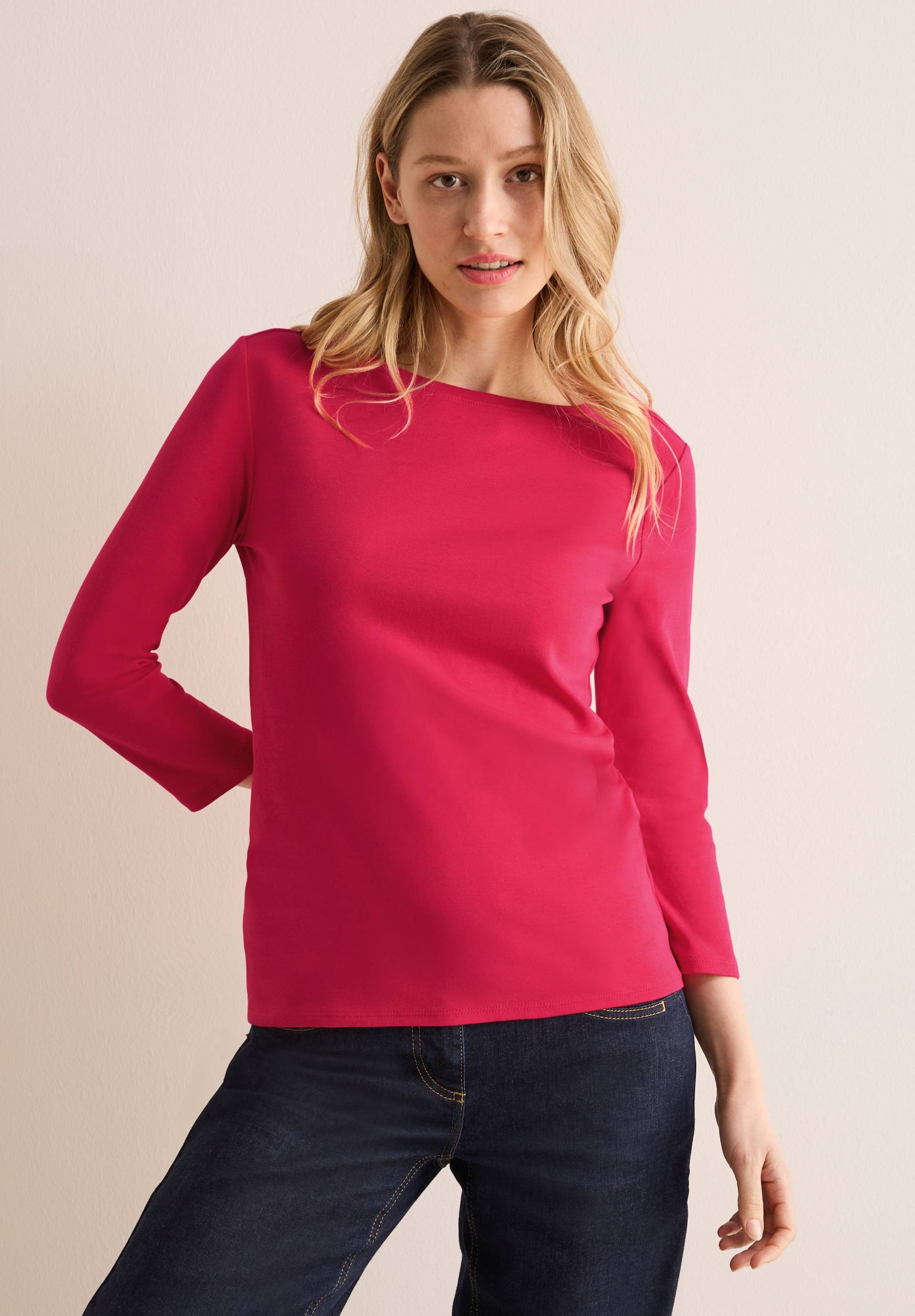 Cecil 3/4-Arm-Shirt »Basic Boatneck«, mit U-Boot-Ausschnitt Cecil 3/4-Arm-Shirt »Basic Boatneck«, mit U-Boot-Ausschnitt von cecil