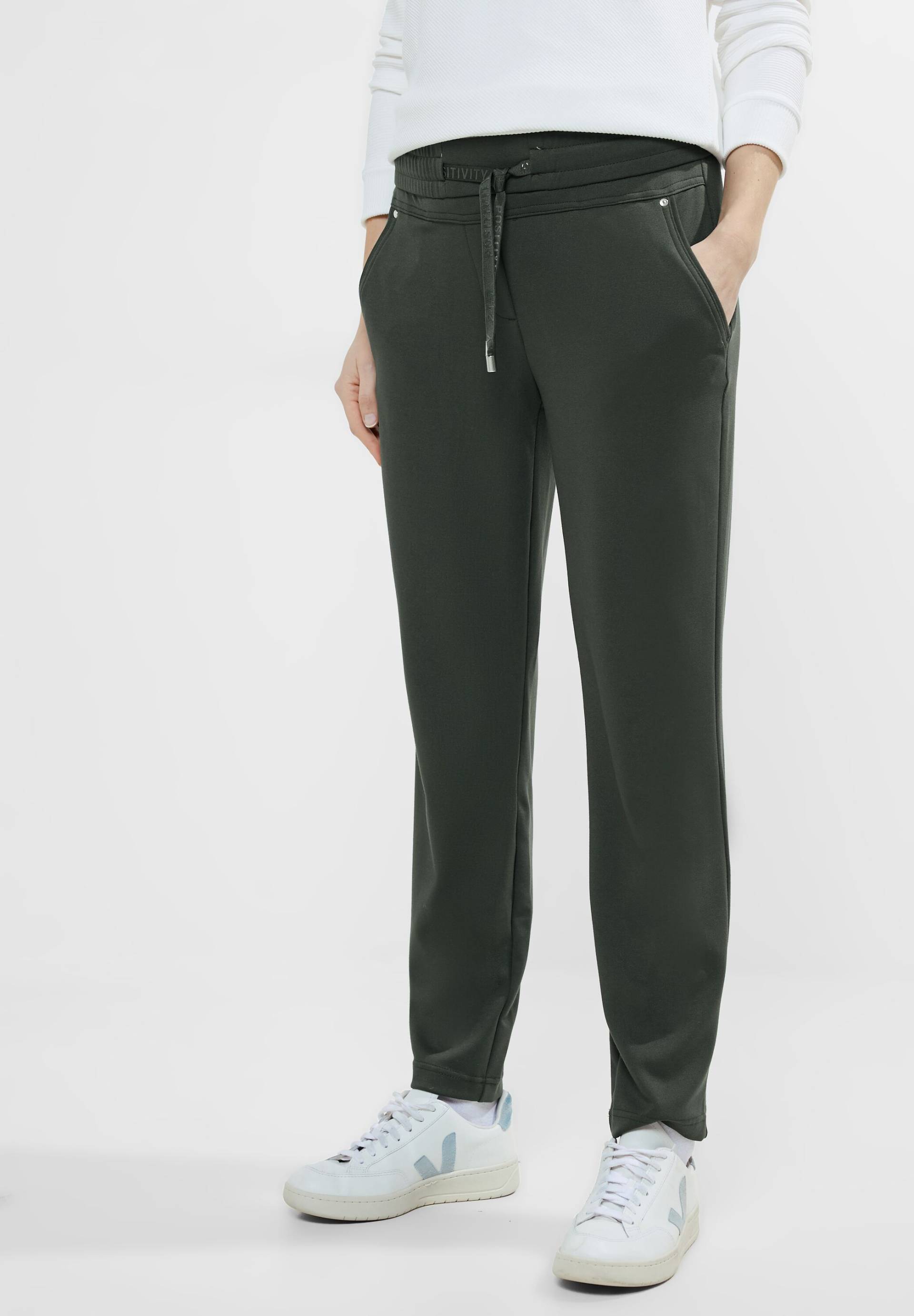 Cecil Jogger Pants »Tracey Solid«, mit Kordel und Eingrifftaschen von cecil