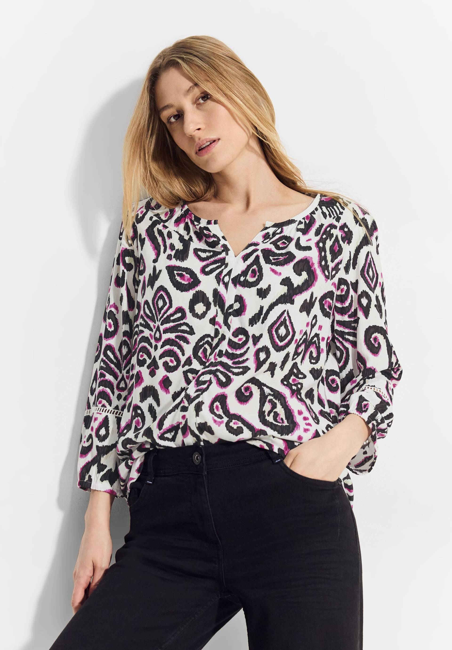 Cecil Klassische Bluse, mit All-Over Print Cecil Klassische Bluse, mit All-Over Print von cecil