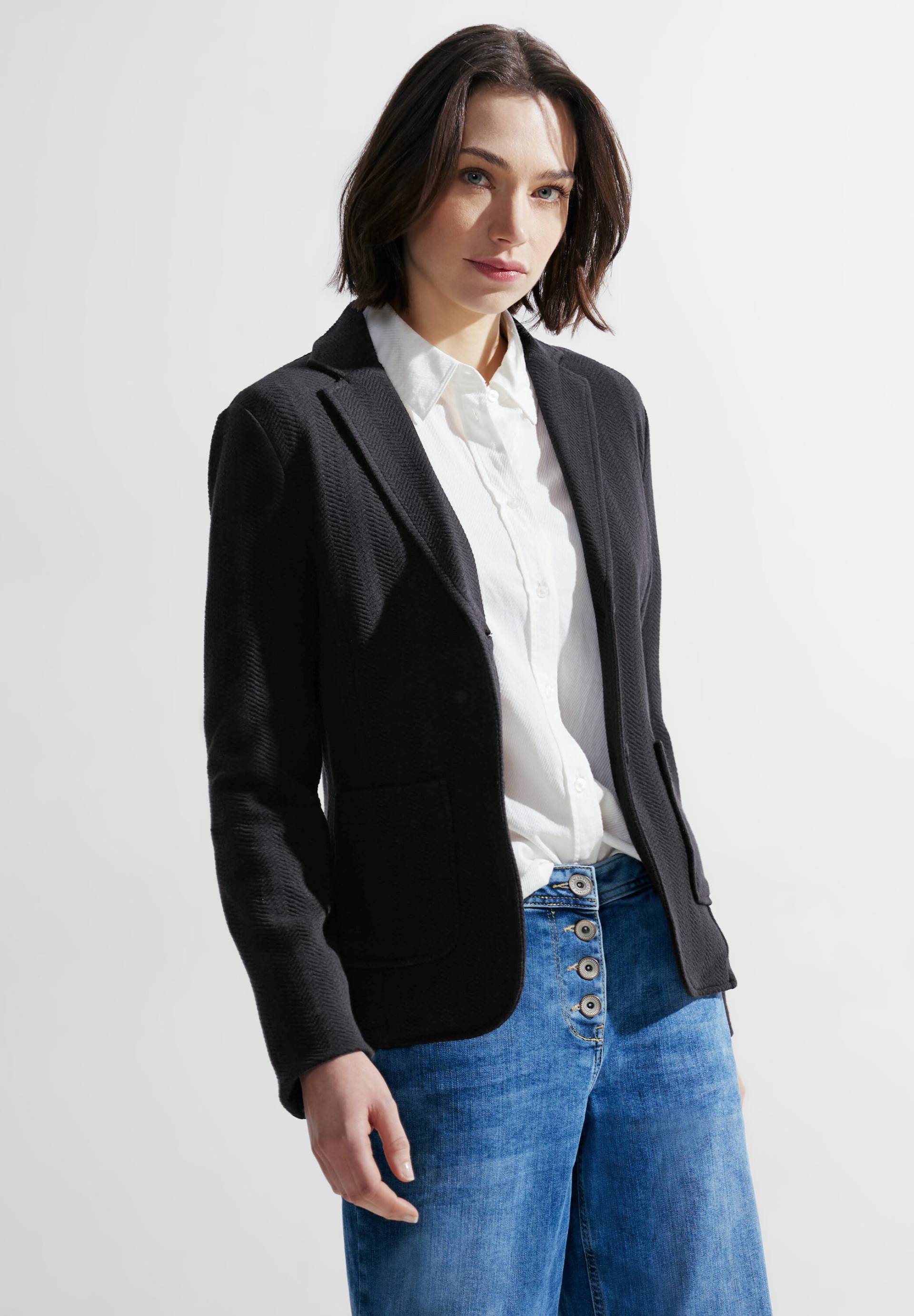 Cecil Kurzblazer »Structured Blazer«, mit Fischgrät-Muster von cecil