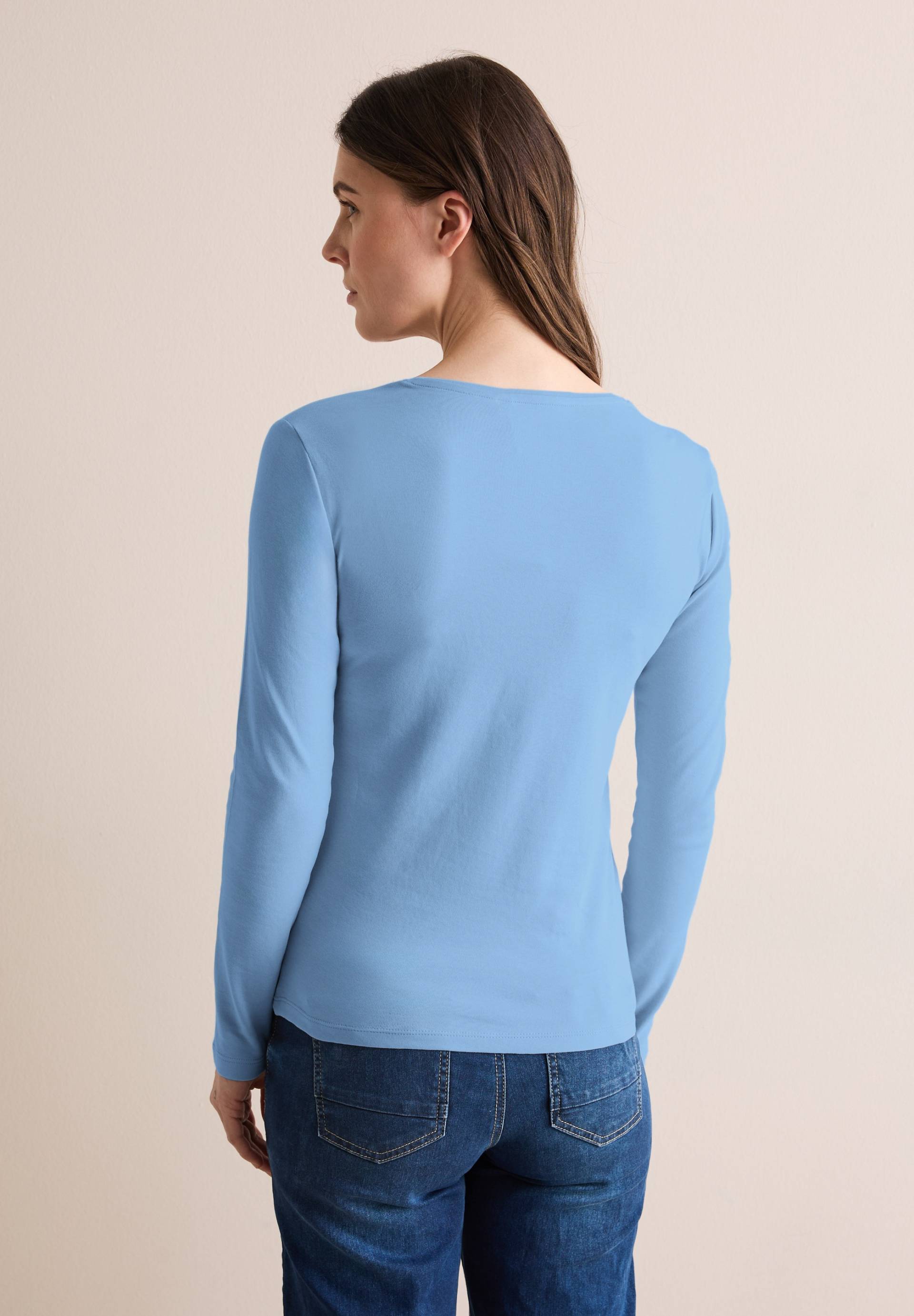 Cecil Langarmshirt, aus trageangenehmer Baumwollqualität Cecil Langarmshirt, aus trageangenehmer Baumwollqualität von cecil