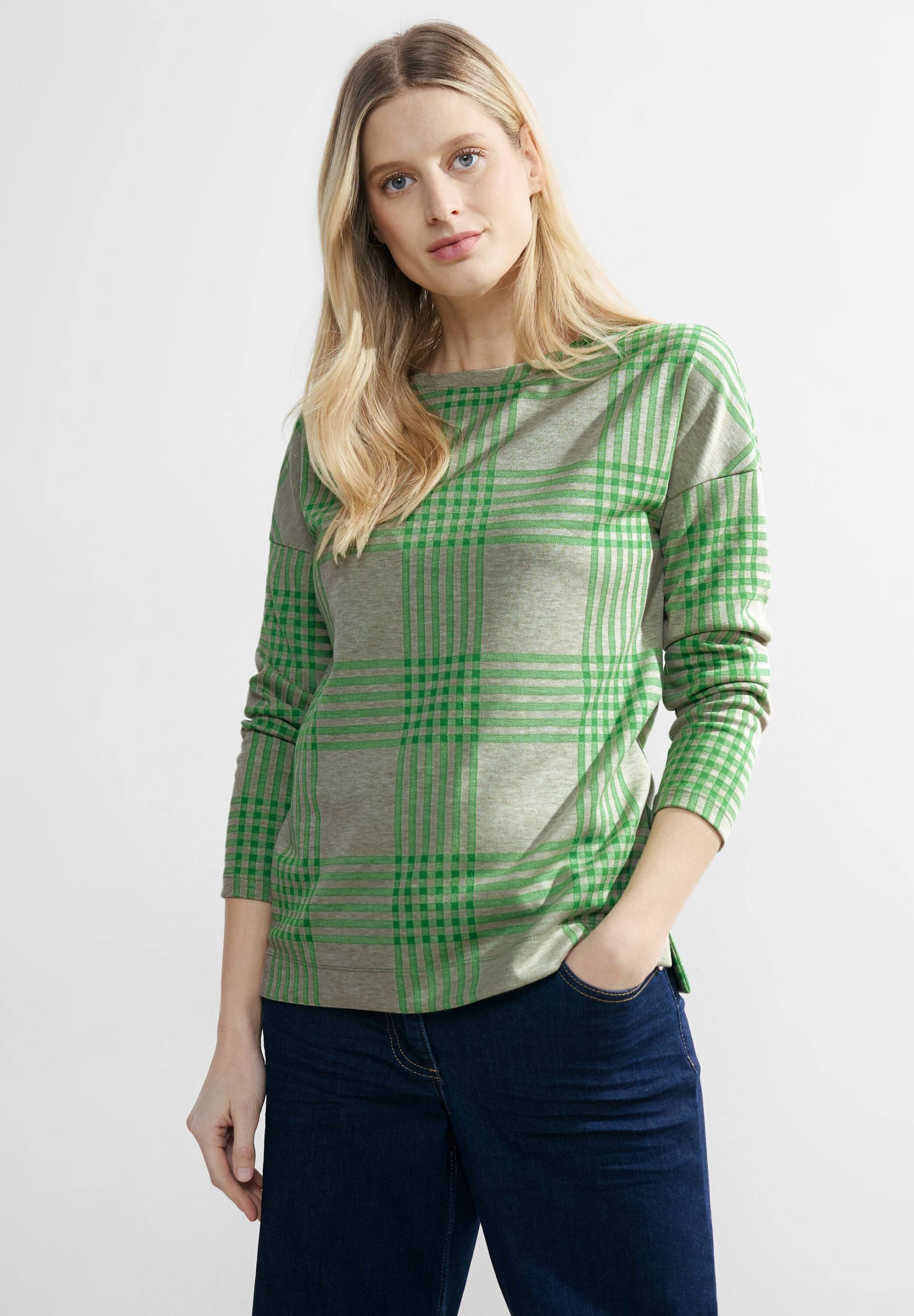 Cecil Langarmshirt, mit Rundhalsausschnitt Cecil Langarmshirt, mit Rundhalsausschnitt von cecil