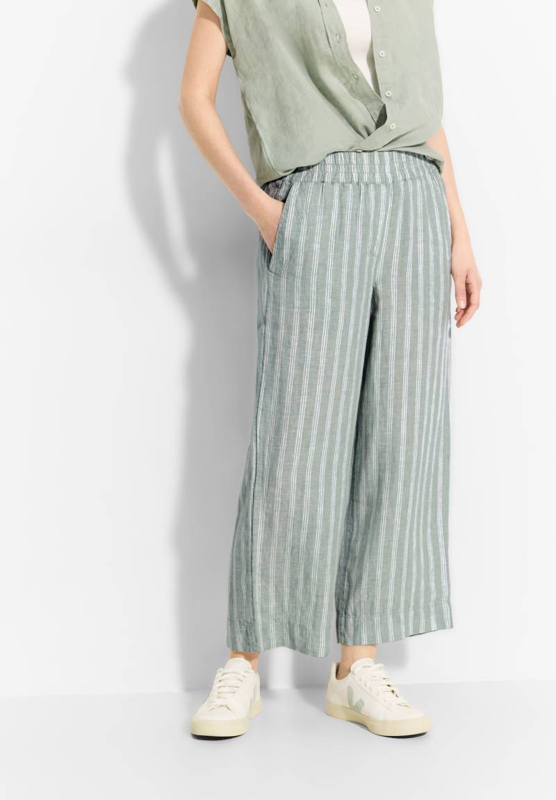 Cecil Leinenhose »NEELE«, mit Streifen im Culotte-Stil von cecil