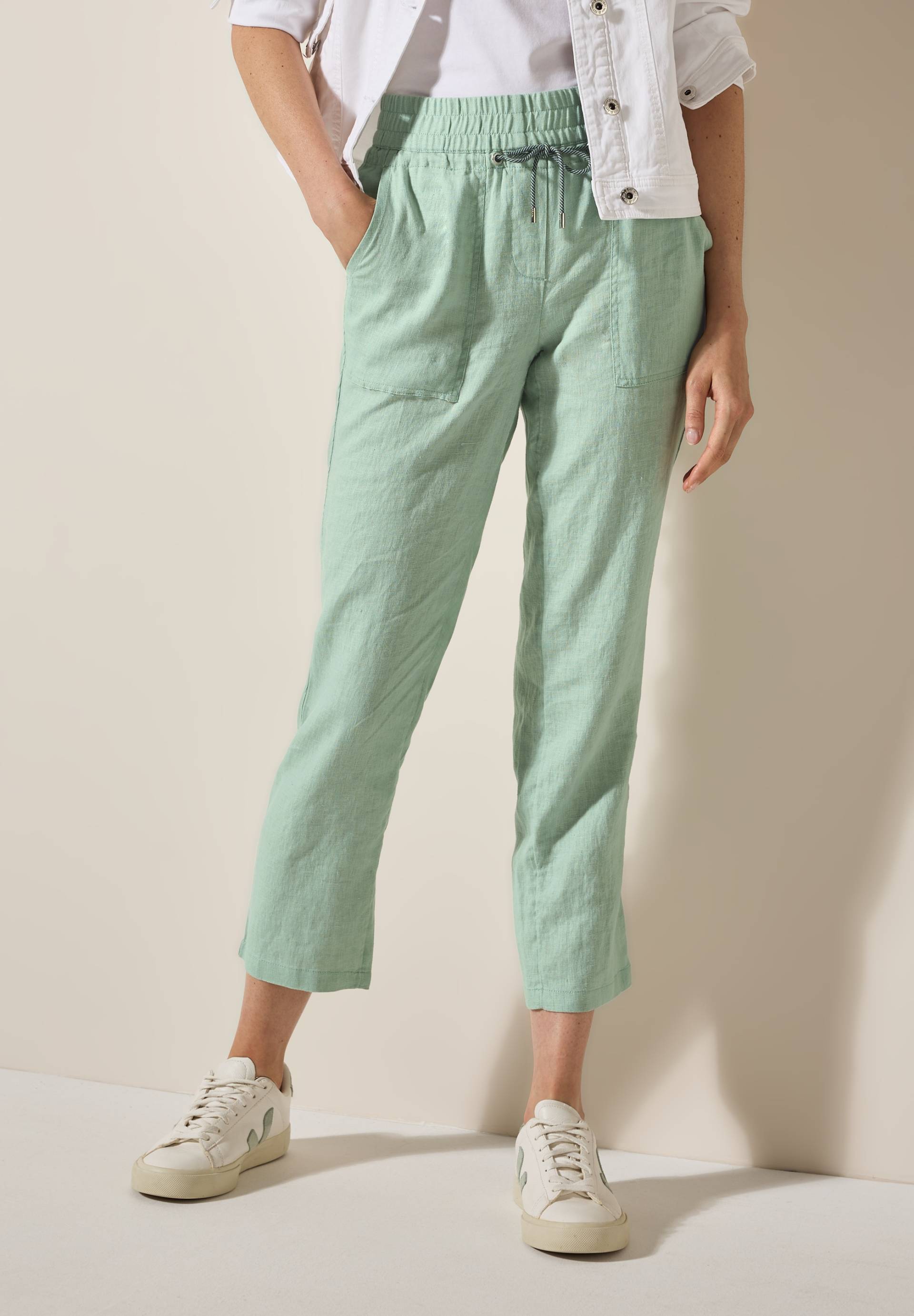 Cecil Leinenhose »Style Tracey«, mit elastischem Bund und Tunnelzug von cecil