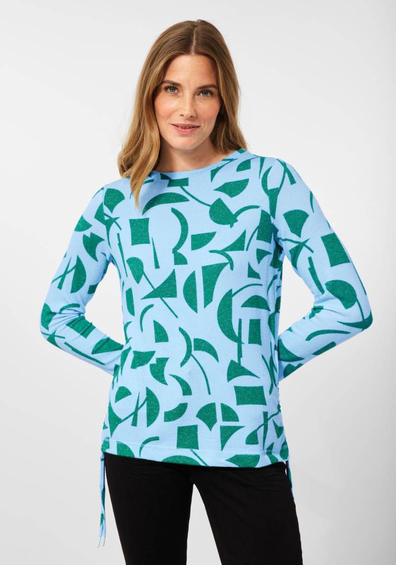 Cecil Print-Shirt, mit U-Boot-Ausschnitt von cecil