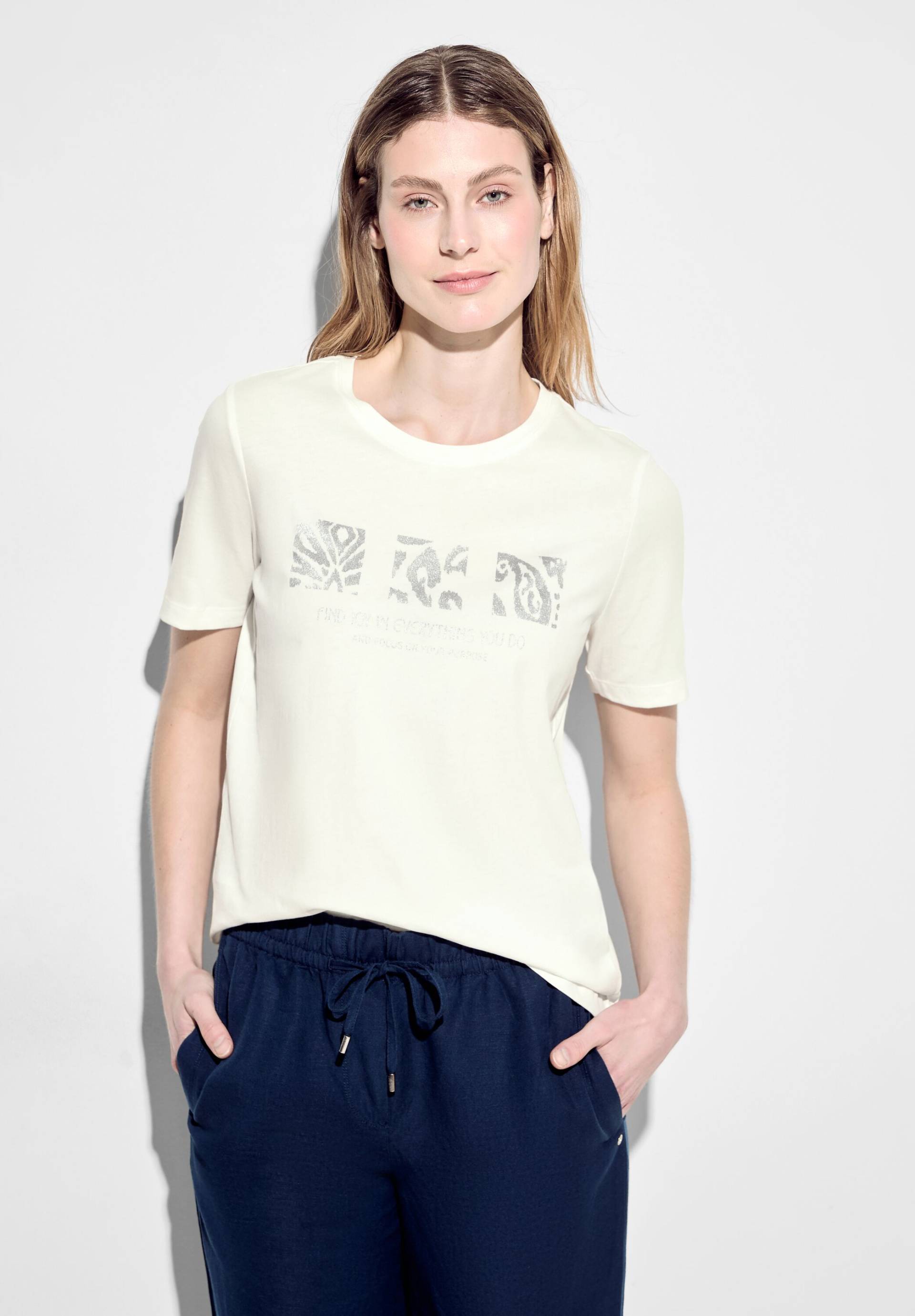 Cecil Print-Shirt, mit Schimmer Print von cecil