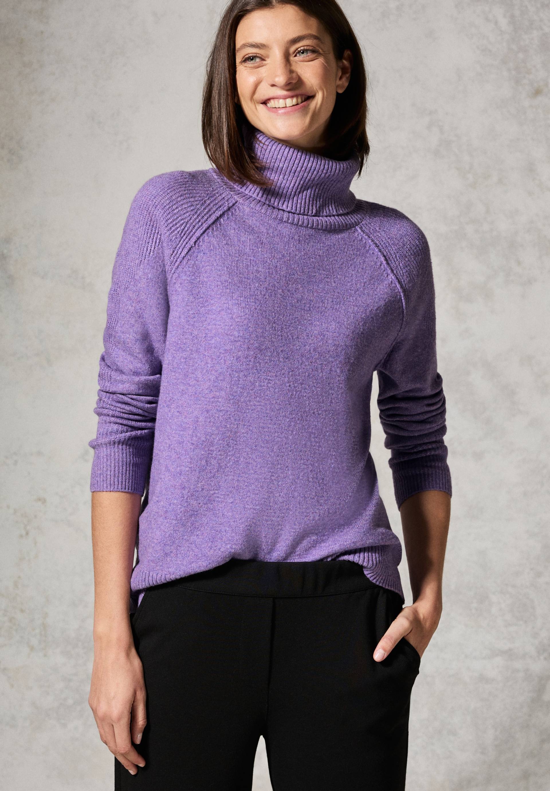 Cecil Rollkragenpullover, mit Rippbündchen Cecil Rollkragenpullover, mit Rippbündchen von cecil