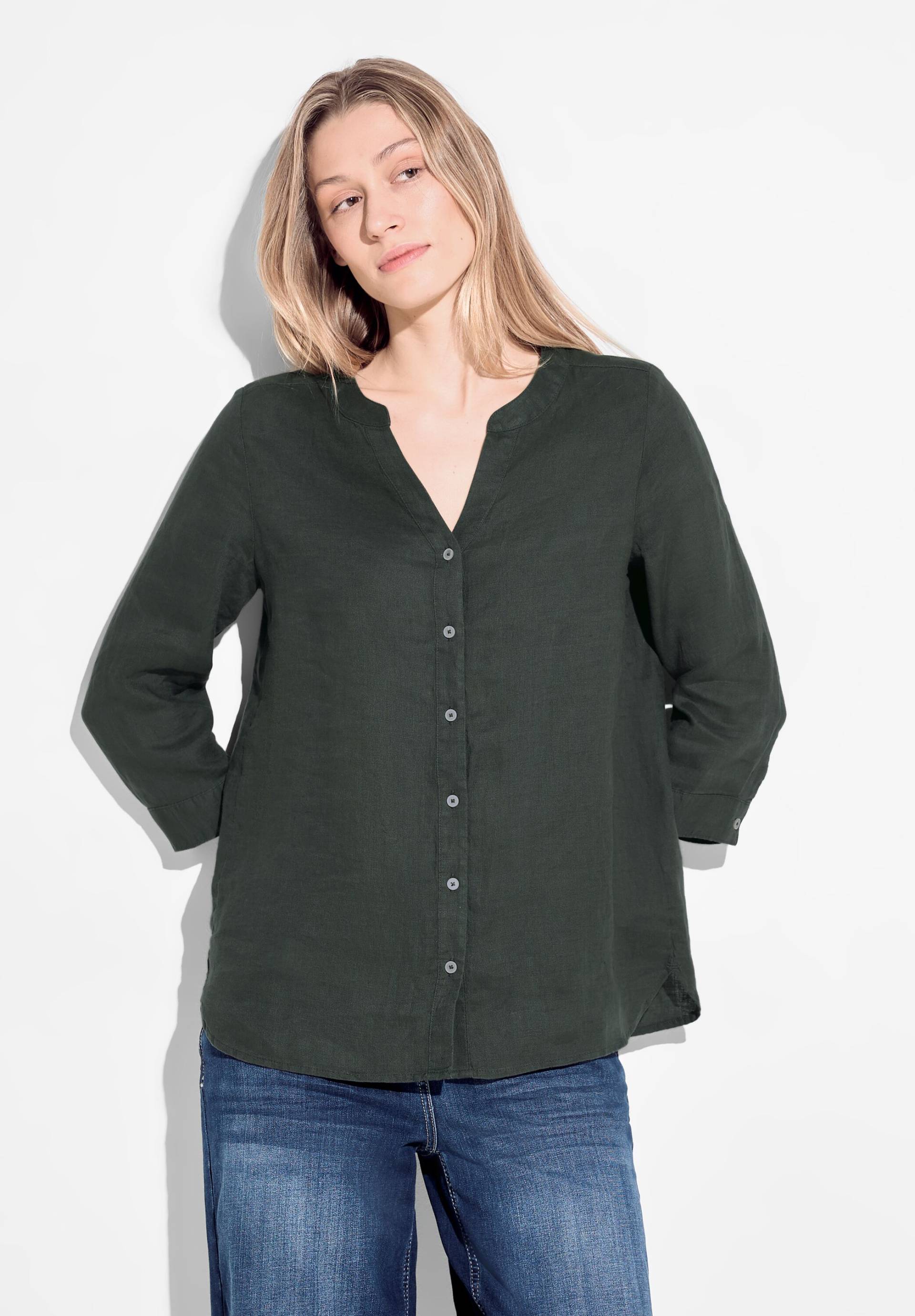 Cecil Shirtbluse, in Unifarbe von cecil