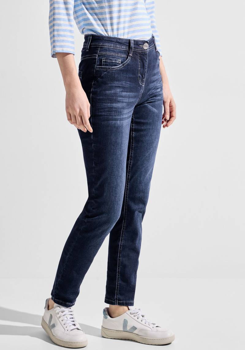 Cecil Slim-fit-Jeans, in mittelblauer Waschung von cecil