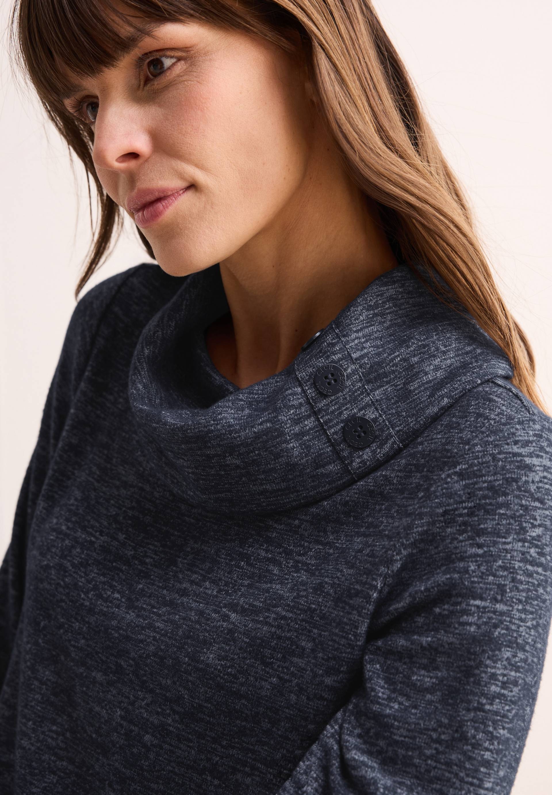 Cecil Strickpullover, in Melange-Optik Cecil Strickpullover, in Melange-Optik von cecil