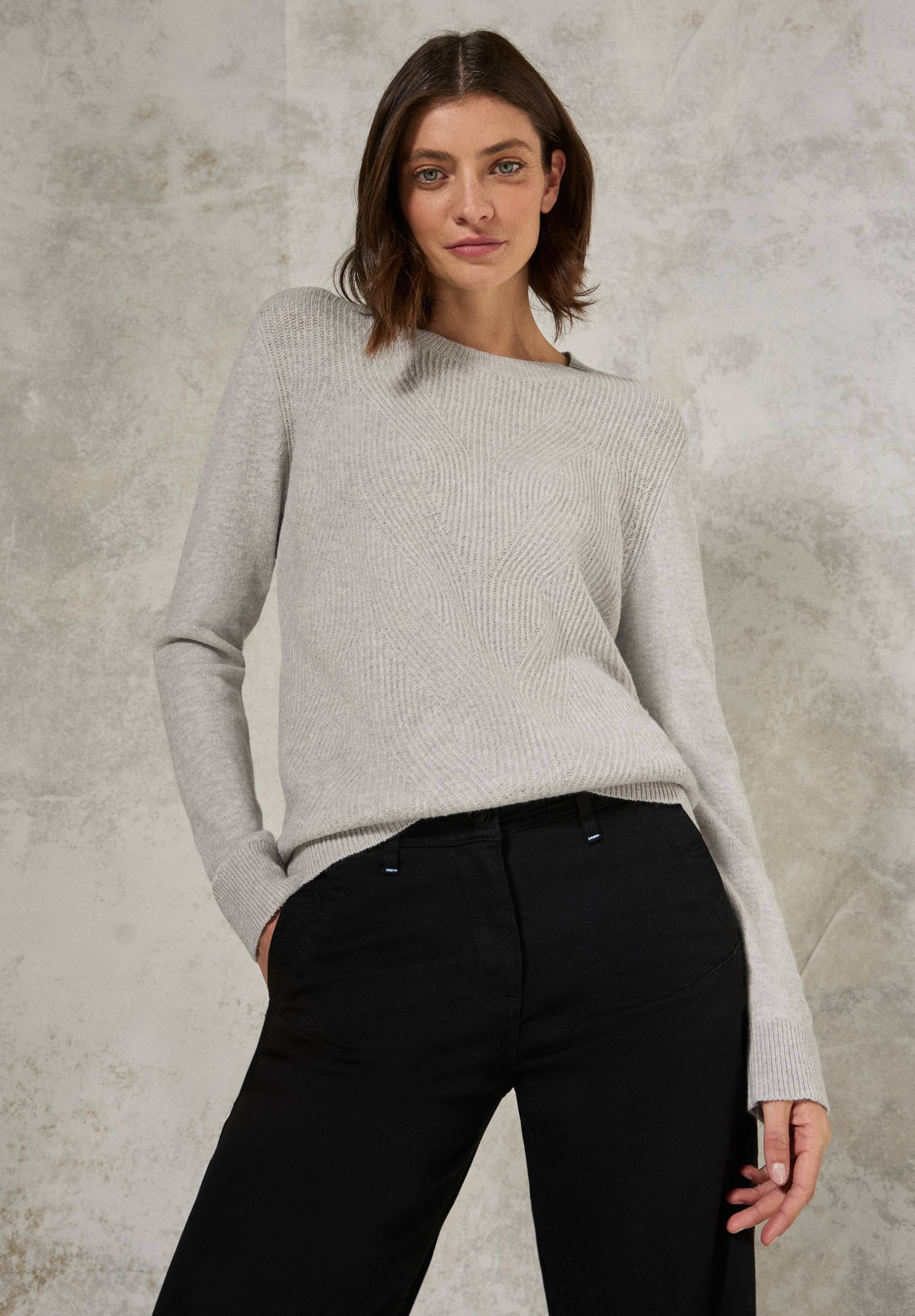 Cecil Strickpullover, mit Strukturmuster Cecil Strickpullover, mit Strukturmuster von cecil