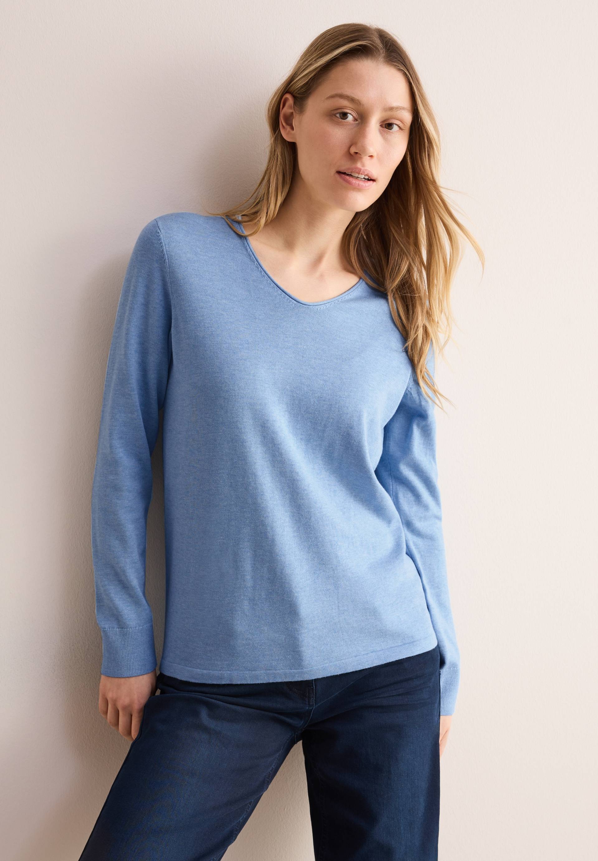 Cecil Strickpullover, mit V-Ausschnitt Cecil Strickpullover, mit V-Ausschnitt von cecil