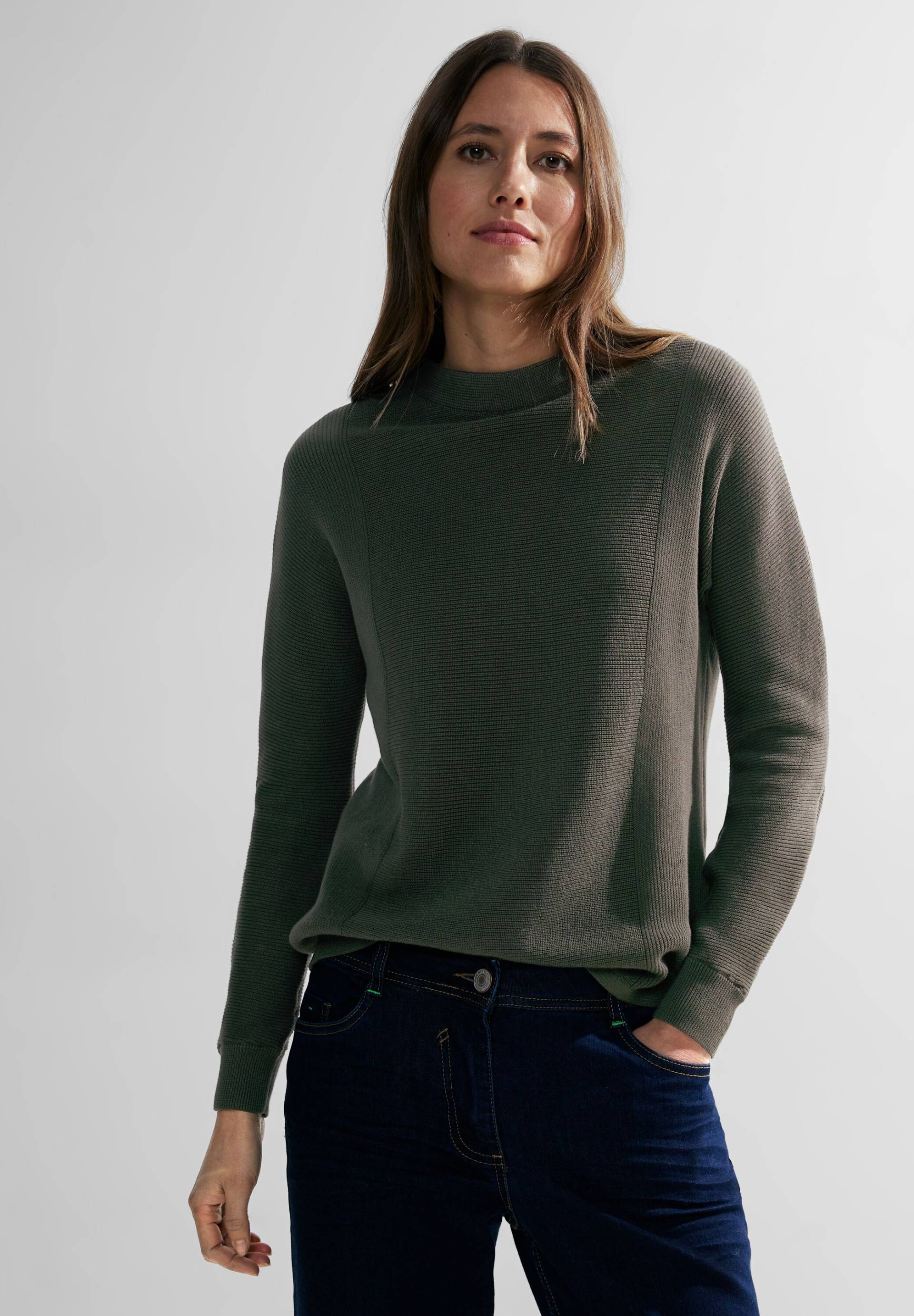 Cecil Strickpullover »Structure Mix Dolman«, mit Strukturmix von cecil